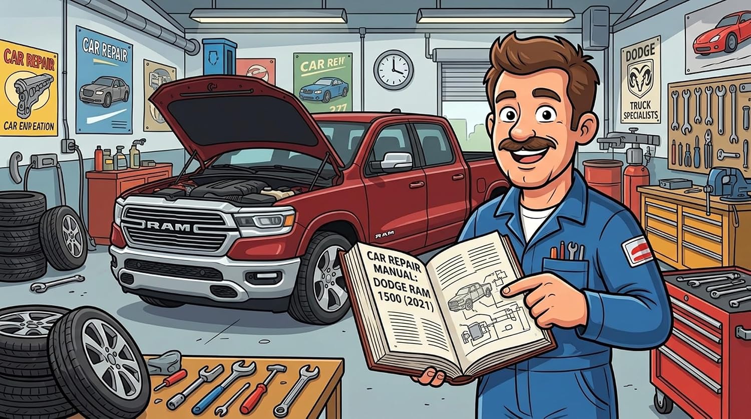 Dodge Ram 1500 2021, Vehicle Repair Manual, Parts, Wiring, Workshop Book (English Edition) baixar o livro de graça