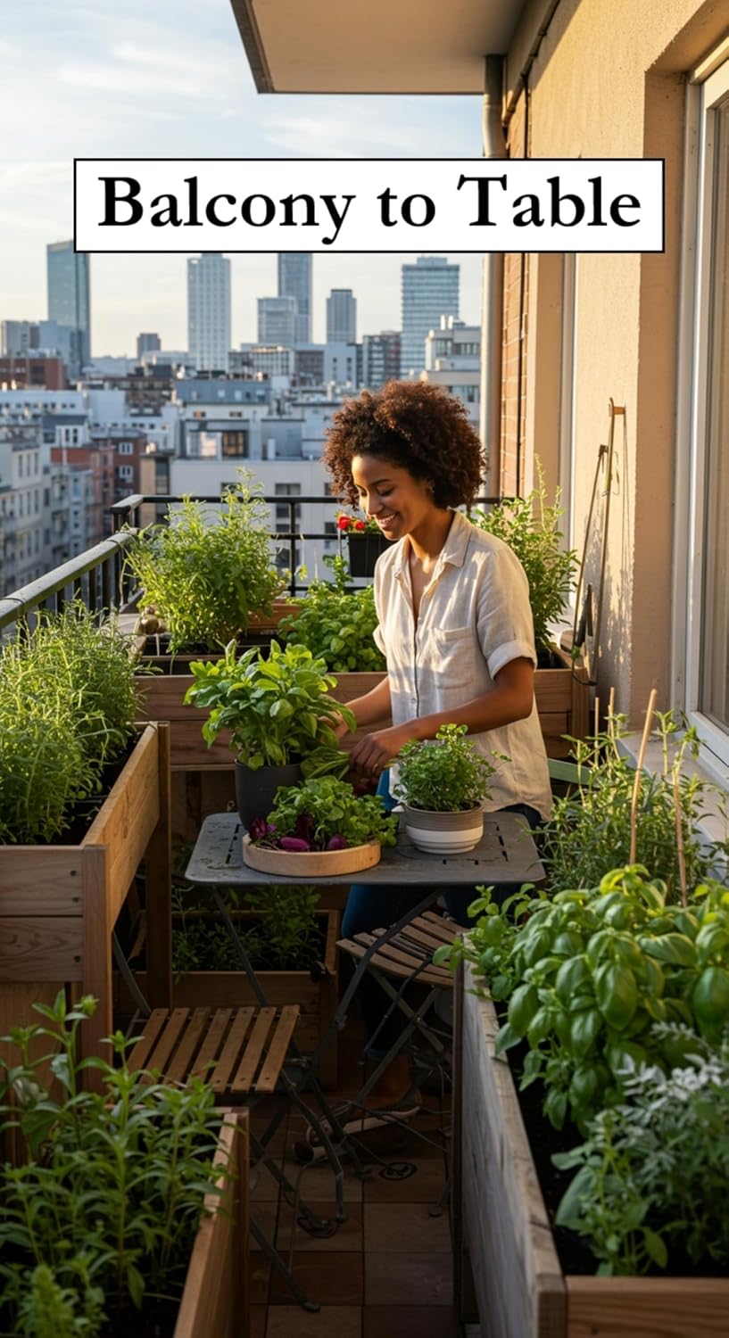 ler totalmente Balcony to Table: How to Create a Self-Sufficient Mini-Homestead in Your Apartment (English Edition)