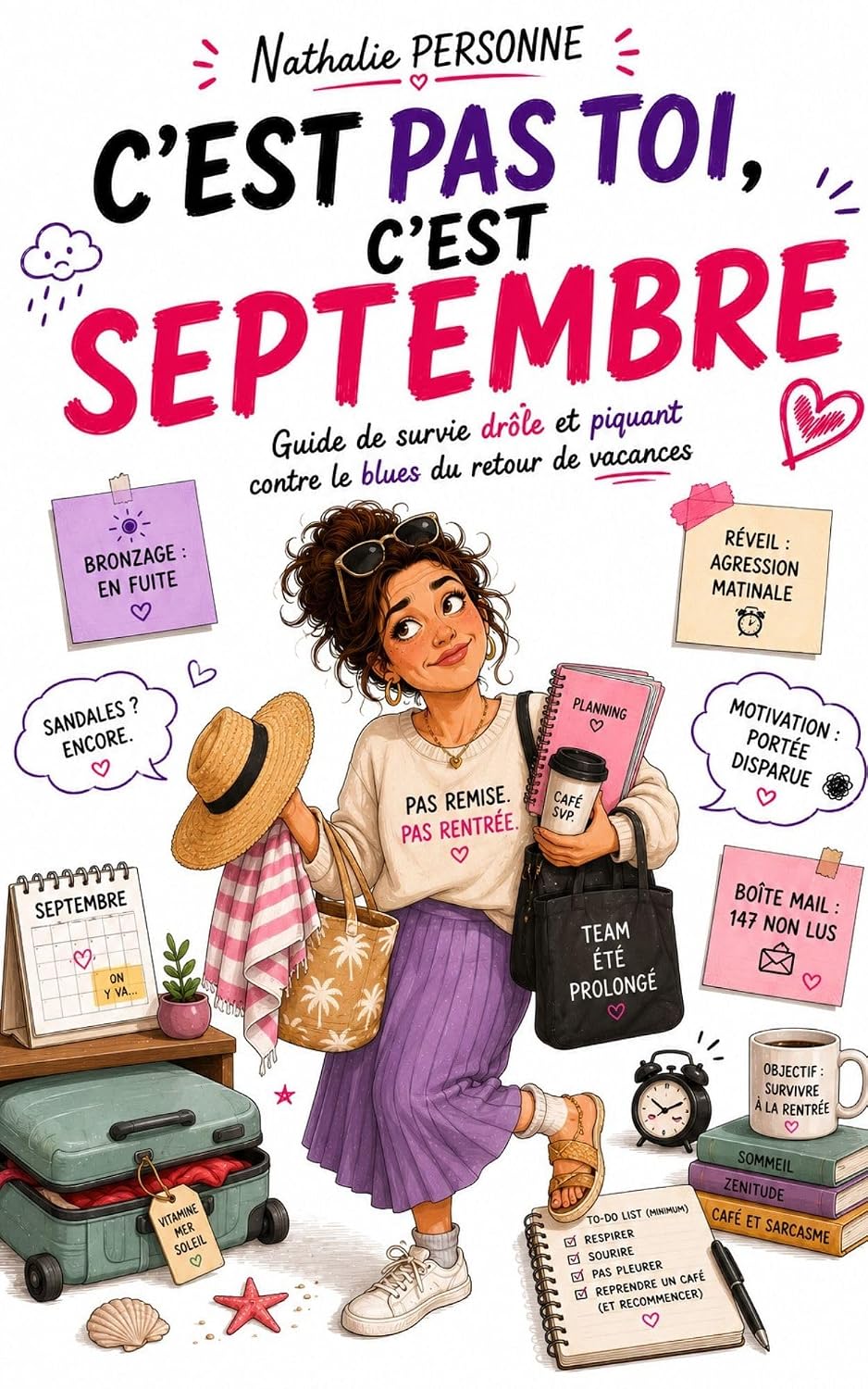 C’EST PAS TOI, C’EST SEPTEMBRE: Guide de survie drôle et piquant contre le blues du retour de vacances (Guides de Survie Drôles & Sans Filtre by Nathalie PERSONNE) (French Edition) baixar livro de graça