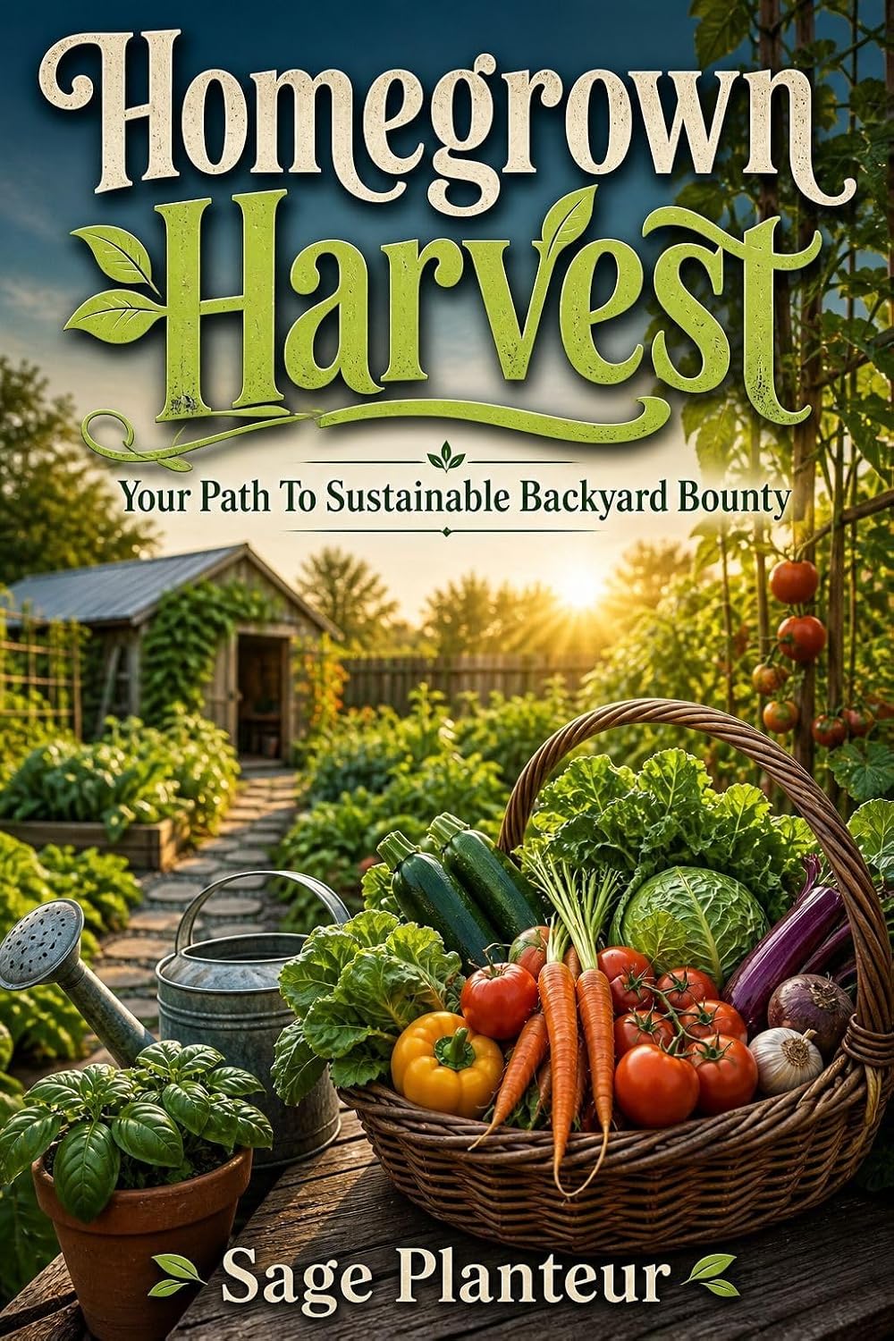 Homegrown Harvest: Your Path to Sustainable Backyard Bounty (English Edition)