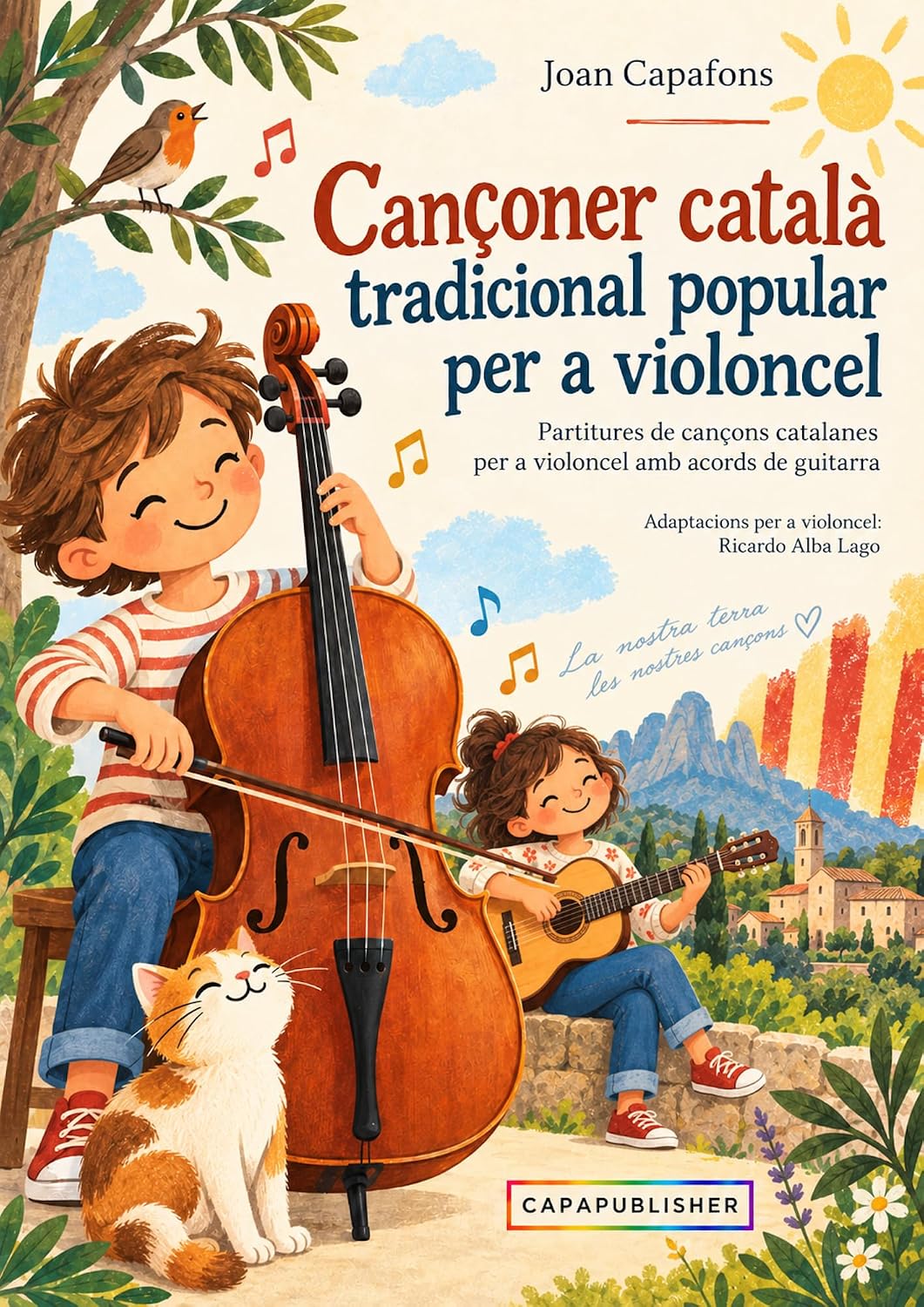 Cançoner català tradicional popular per a violoncel amb gràfic d'acords de guitarra: Partitures de cançons catalanes per a violoncel amb acords de guitarra... per tocar i compartir. (Spanish Edition) baixar o livro de graça