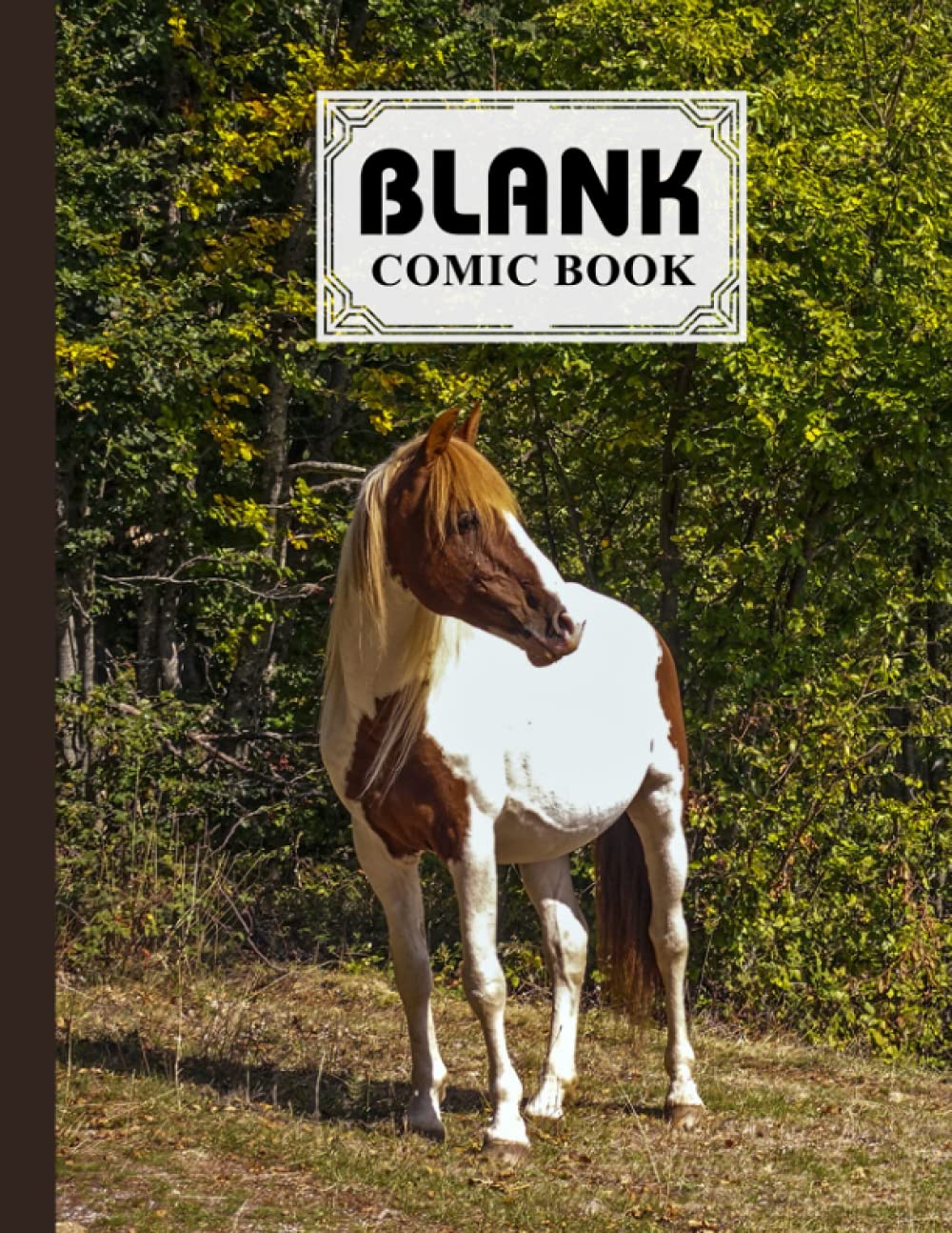 Blank Comic Book: Premium Horse Cover Blank Comic Book, Create Your Own Story, Journal, Notebook, Sketchbook for Kids and Adults, 120 Pages - Size 8.5" x 11" Notebook by Sebastian Neubauer baixar livro de graça