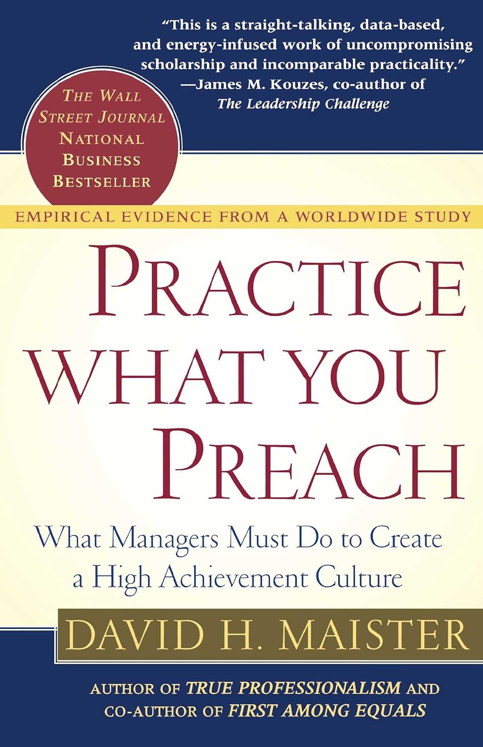 capítulo por capítulo baixar Practice What You Preach: What Managers Must Do To Create A High Achievement Culture (English Edition)
