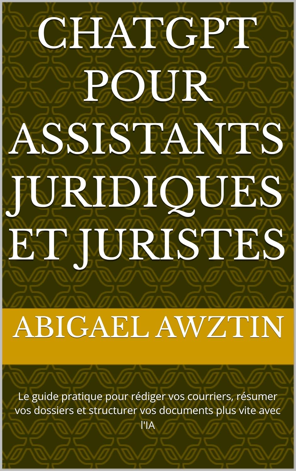 ChatGPT pour Assistants Juridiques et Juristes: Le guide pratique pour rédiger vos courriers, résumer vos dossiers et structurer vos documents plus vite avec l'IA (French Edition) baixar o livro de graça