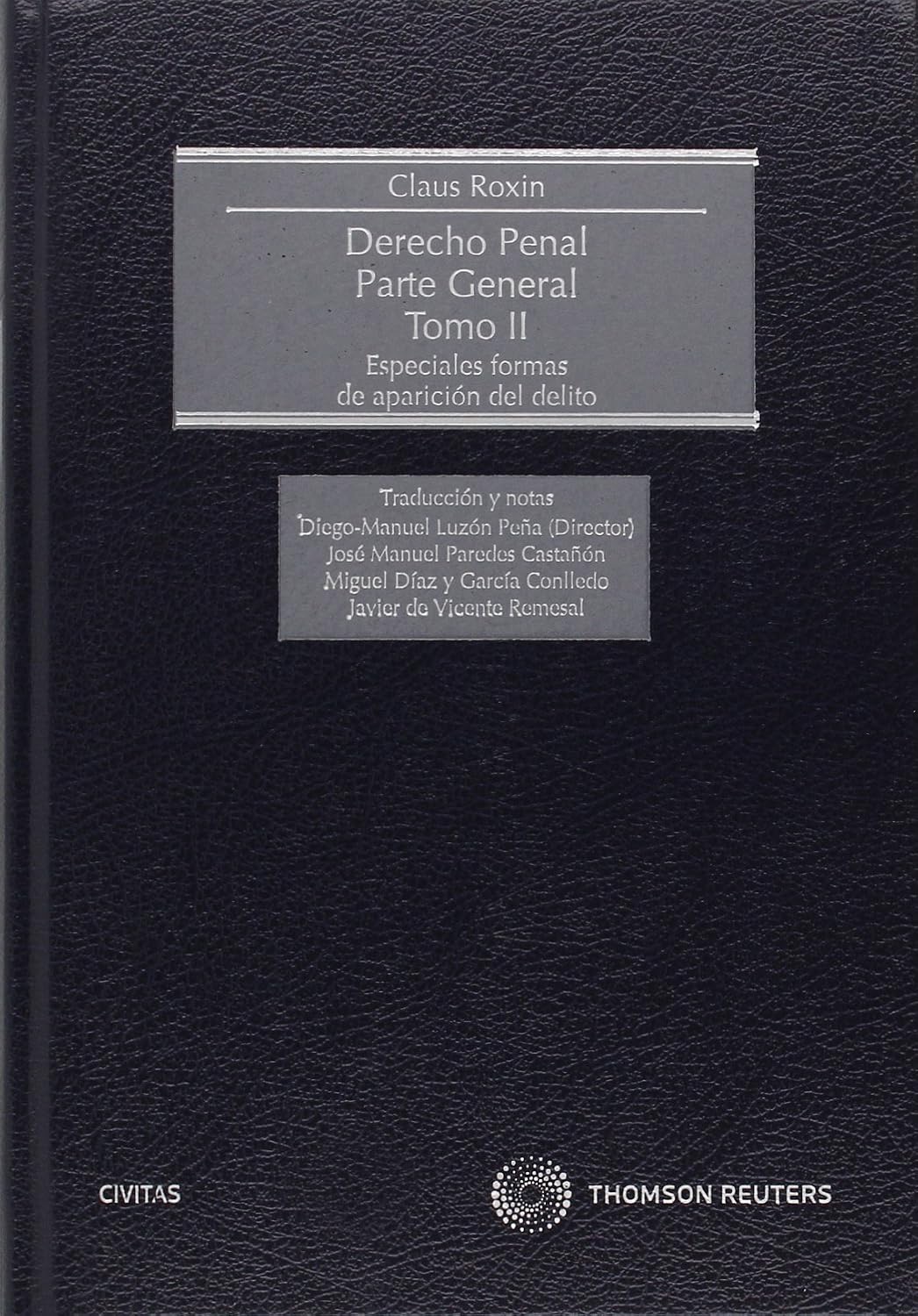 Derecho penal. Parte general. Tomo II (Papel + e-book): Especiales formas de aparición del delito baixar livro de graça