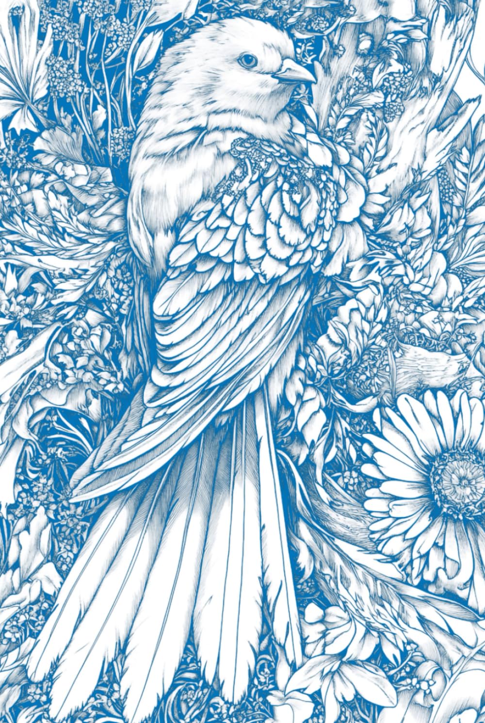 Feathered Serenity: A 6x9 College-Ruled Notebook with Elegant Bird & Floral Cover - Blue Edition: A beautifully illustrated 6x9 college-ruled notebook... journaling, note-taking, and creative writing baixar o livro de graça