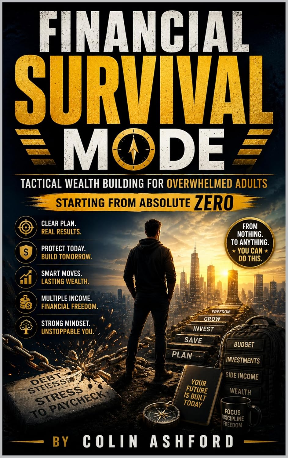 ler totalmente Financial Survival Mode: Tactical Wealth Building for Overwhelmed Adults Starting From Absolute Zero (English Edition)