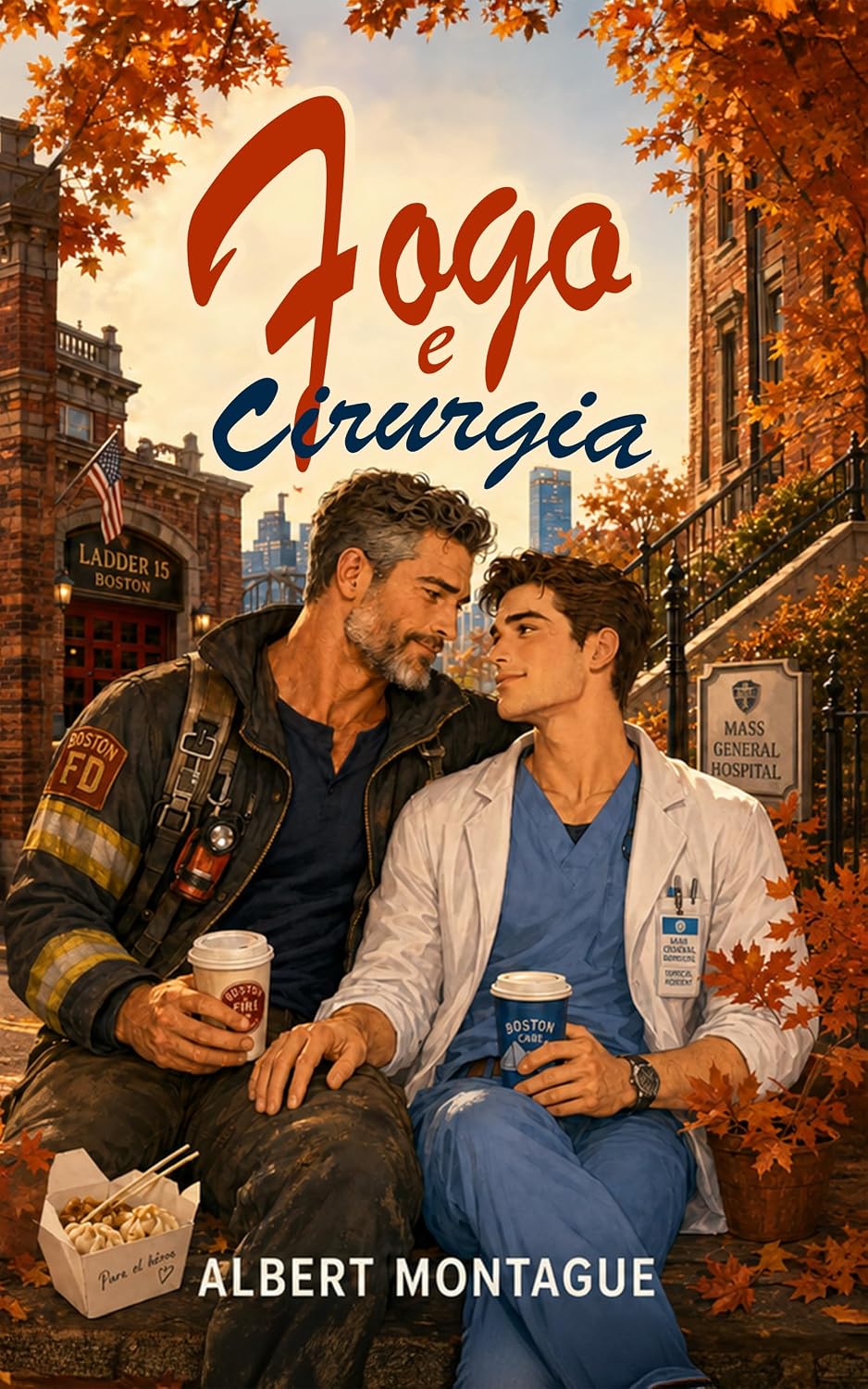 FOGO E CIRURGIA: Uma comédia romântica gay M/M slow burn e ardente entre um bombeiro de 47 anos e um residente de cirurgia de 27 baixar o livro de graça