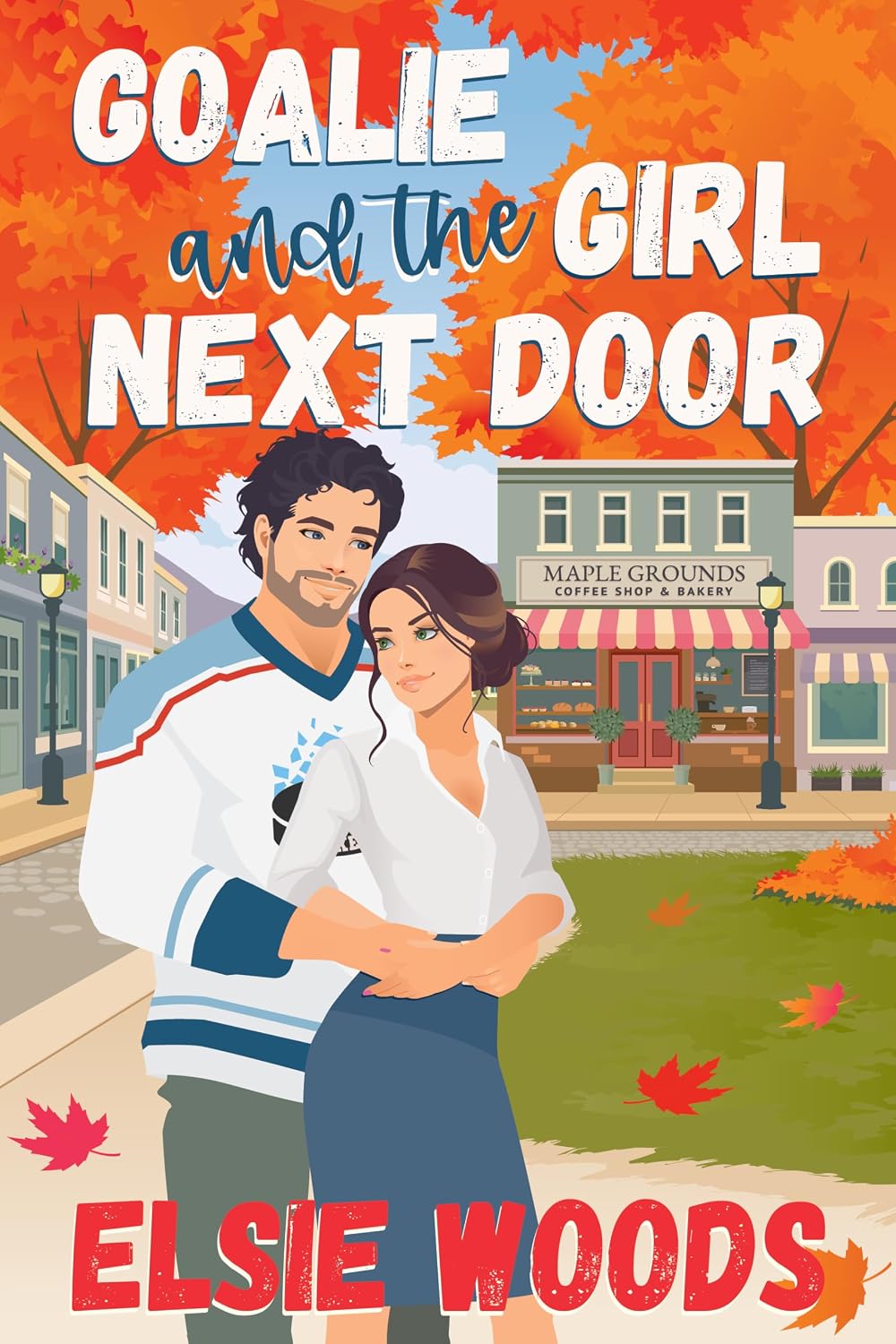 ler totalmente Goalie and the Girl Next Door: A Sweet Small Town Hockey Romcom (English Edition)