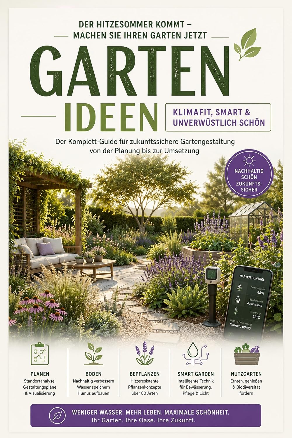 Gartenideen: Planen, Pflanzen, Entspannen – Der Komplett-Guide für dein grünes Paradies mit klimafitten Konzepten, Smart Gardening und naturnahen Wohlfühloasen (German Edition) baixar livro de graça