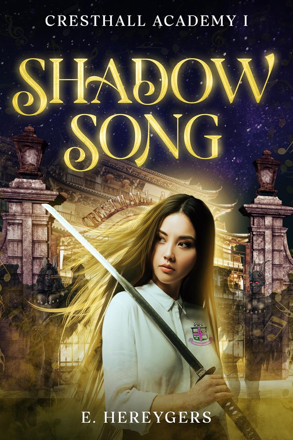 ler totalmente Shadow Song: The K-pop Inspired Romantasy Series (Cresthall Academy I) (English Edition)