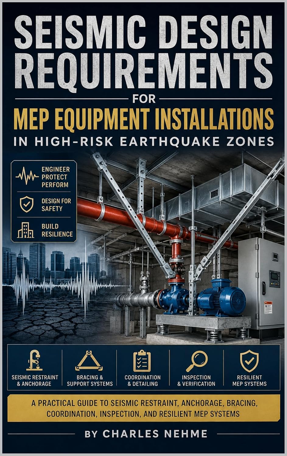 ler totalmente Seismic Design Requirements for MEP Equipment Installations in High-Risk Earthquake Zones: A Practical Guide to Seismic Restraint (English Edition)