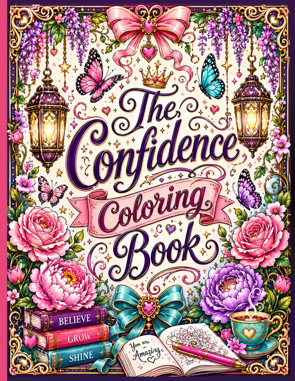 ler totalmente An Inspirational Coloring Book of Healing, Growth, and Positive Affirmations for Women: Uplifting Pages for Stress Relief, Self-Care, and Mindful Relaxation. Perfect Gift For Teen Girls