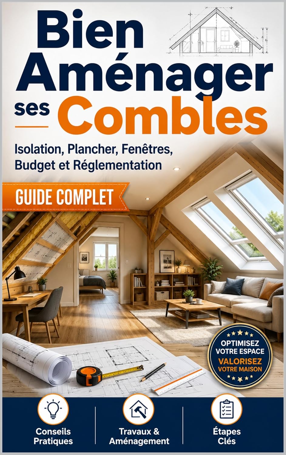 Bien Aménager ses Combles: Isolation, Plancher, Fenêtres, Budget et Réglementation — Guide Complet pour Transformer vos Combles en Espace Habitable (French Edition) baixar livro de graça