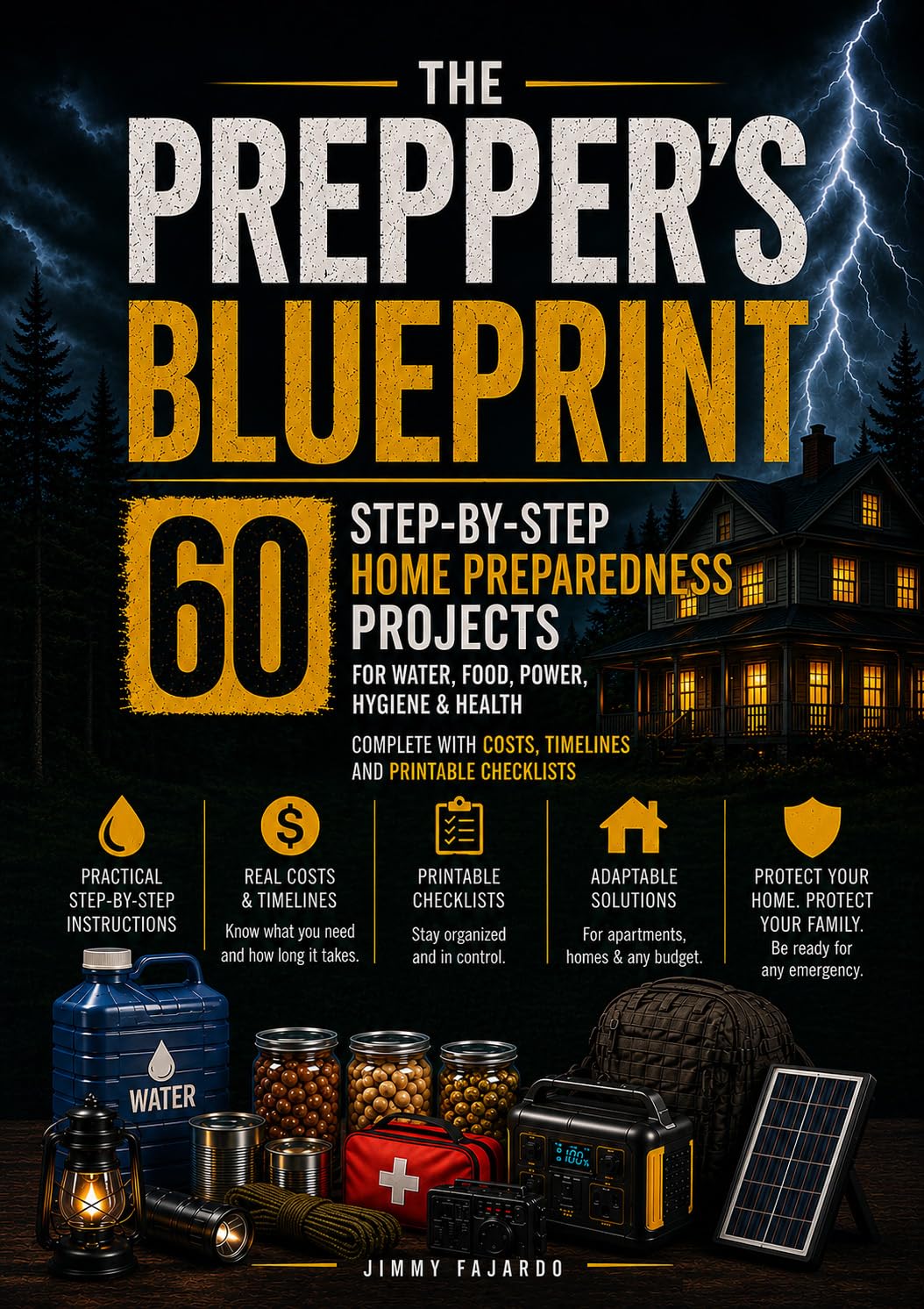 The Prepper's Blueprint: 60 Step-by-Step Home Preparedness Projects for Water, Food, Power, Hygiene & Health Complete with Costs, Timelines and Printable Checklists (English Edition) baixar o livro de graça