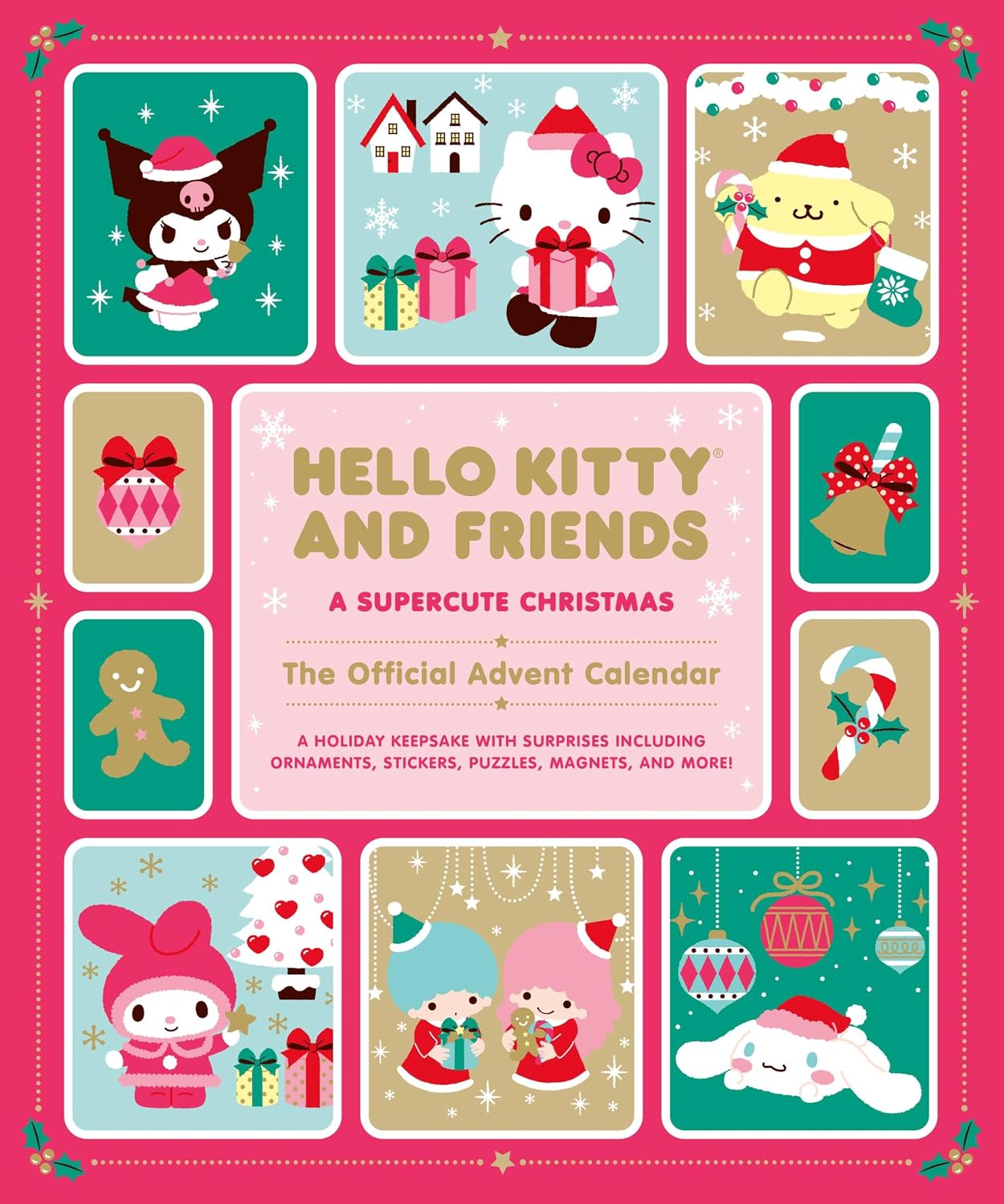 Hello Kitty and Friends: A Supercute Christmas: The Official Advent Calendar: A Holiday Keepsake with Surprises Including Ornaments, Stickers, Puzzles, Magnets, and More! baixar livro de graça