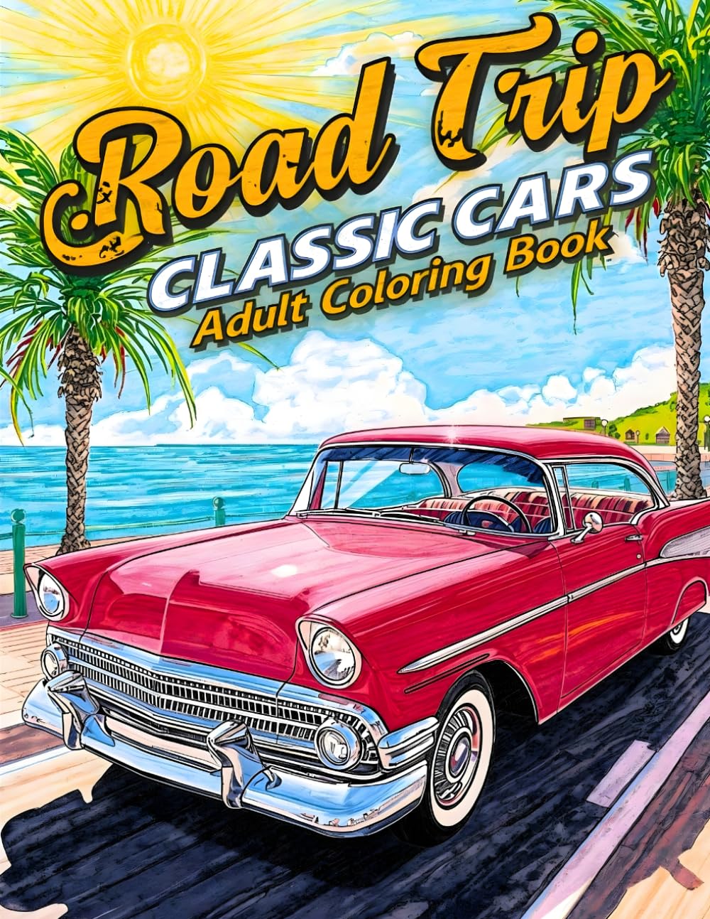 Road Trip Classic Cars Adult Coloring Book: 38 Vintage Vehicle Pages with Open-Highway Scenes, Retro Designs and Travel Moments – Perfect for Fans of... on the Road Collection by Henry Norris) baixar o livro de graça