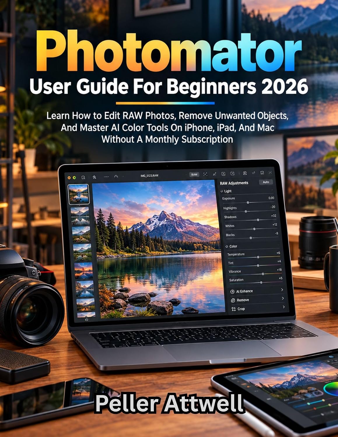 ler totalmente PhotoMator User Guide for Beginners 2026: Learn How to Edit RAW Photos, Remove Unwanted Objects, And Master AI Color Tools On iPhone, iPad & Mac Without A Monthly Subscription (English Edition)