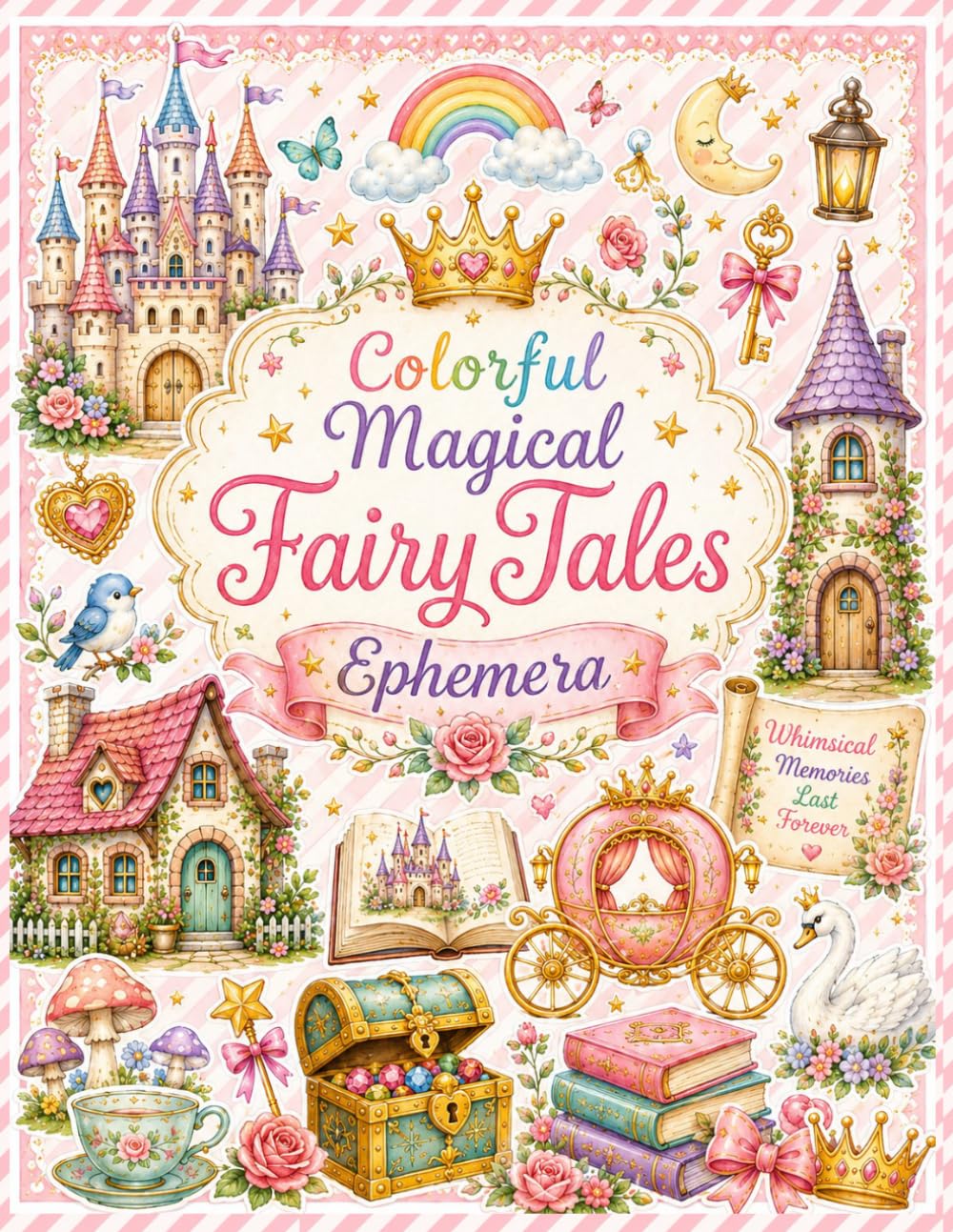 capítulo por capítulo baixar Colorful Magical Fairy Tales Ephemera: 40 Bright Storybook Fantasy Cut-Out Pages for Junk Journals, Scrapbooks, Card Making, Collage, Tags, Labels, and Paper Crafts