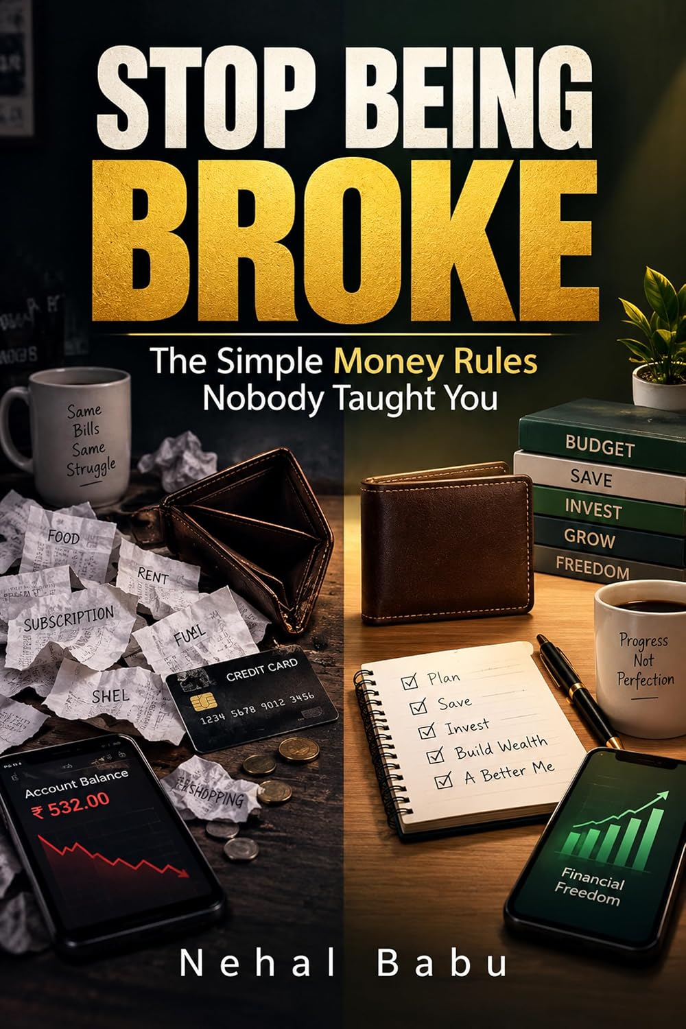 ler totalmente STOP BEING BROKE: The Simple Money Rules Nobody Taught You (English Edition)