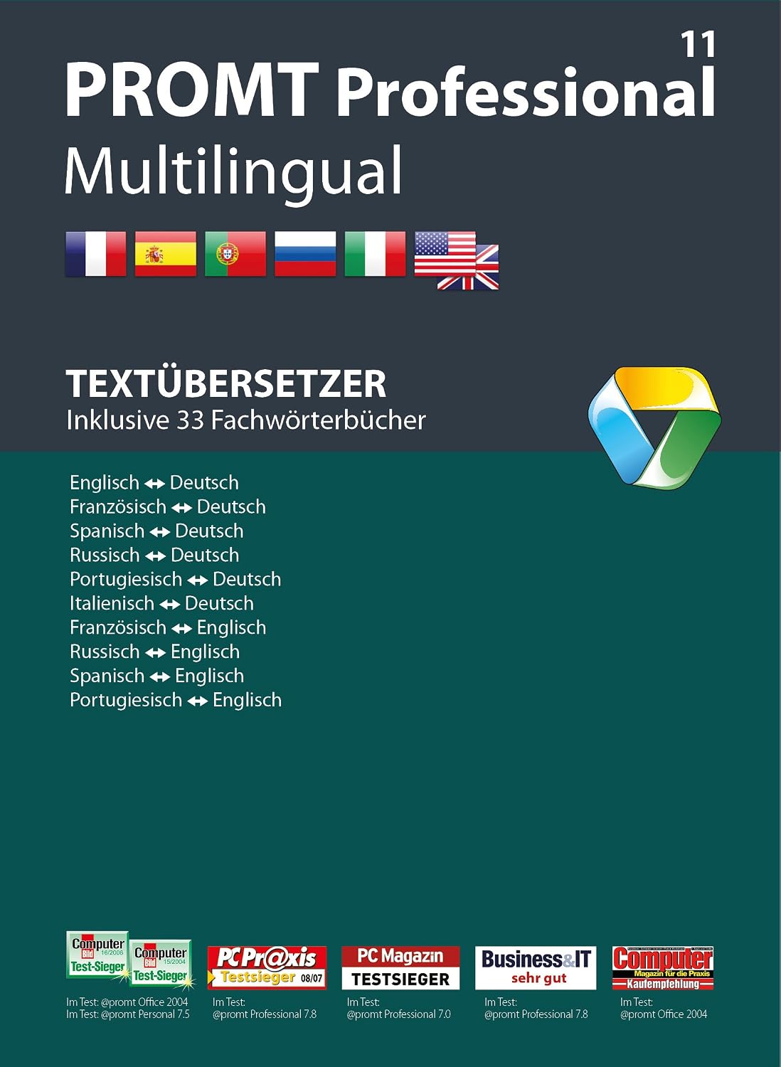 PROMT Professional 11 Multilingual: Preisgekröntes Übersetzungsprogramm Deutsch, Englisch, Französisch, Spanisch, Russisch, Italienisch und... Glossar-Import, Microsoft® Office Integration baixar livro de graça