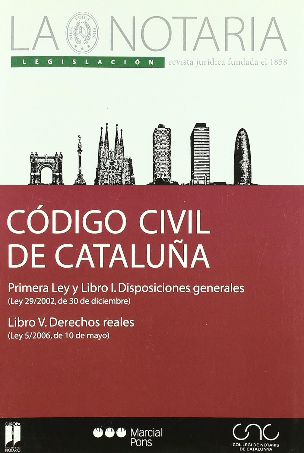 Código civil de Cataluña = Codi civil de Catalunya: Ley 29/2002, de 30 de diciembre; Ley 5/2006, de 10 de mayo baixar o livro de graça