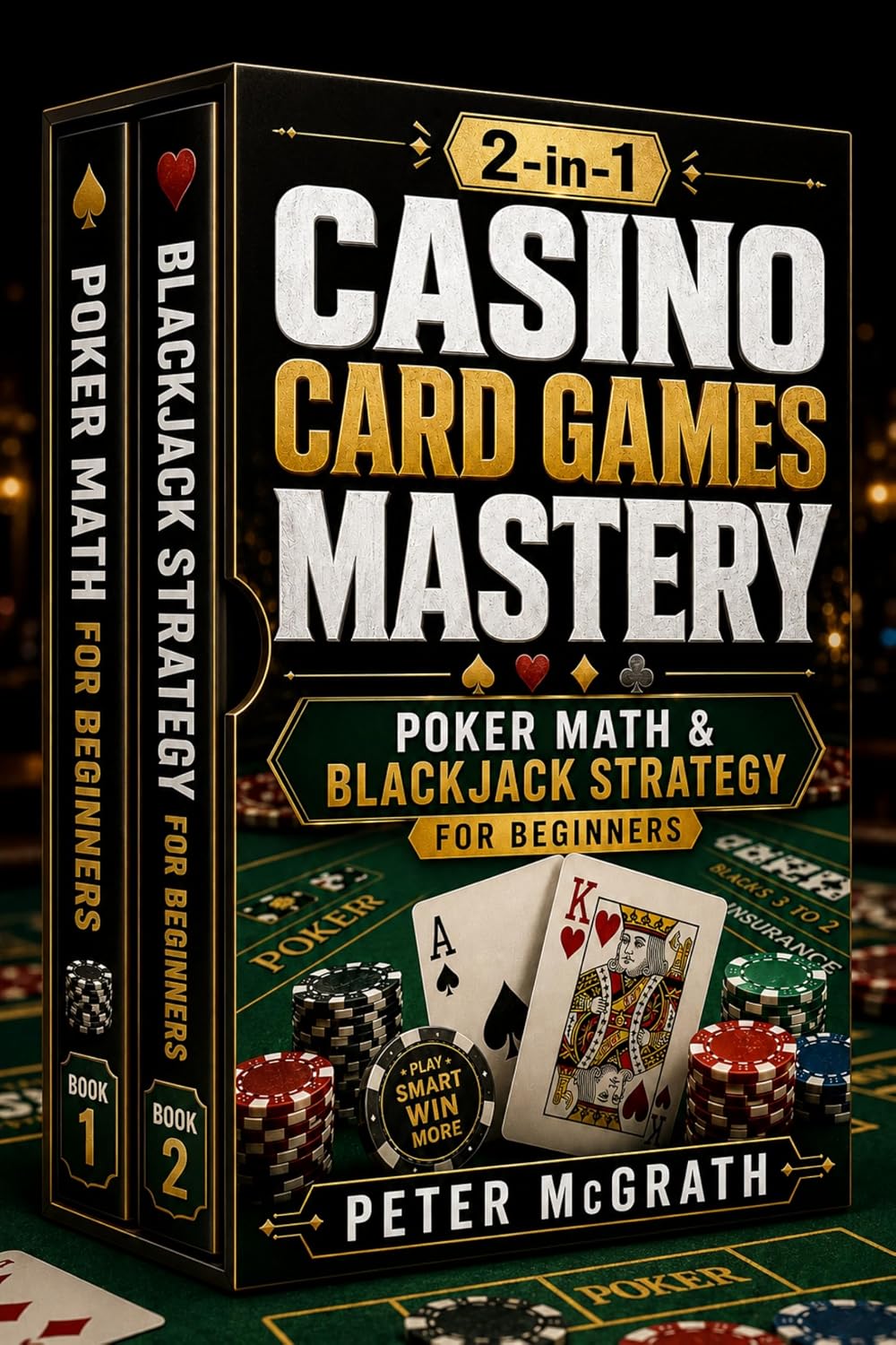 ler totalmente Casino Card Games Mastery 2-in-1: Poker Math & Blackjack Strategy for Beginners (Casino Games Mastery Book 7) (English Edition)