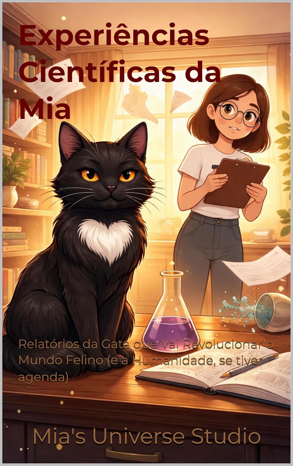 Experiências Científicas da Mia: Relatórios da Gata que Vai Revolucionar o Mundo Felino (e a Humanidade, se tiver agenda) baixar livro de graça
