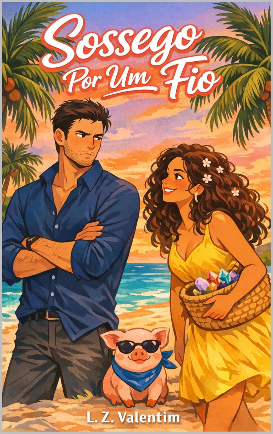 Sossego Por Um Fio: Um romance enemies to lovers com proximidade forçada, ranzinza x solar e um porco influenciador caótico. baixar o livro de graça