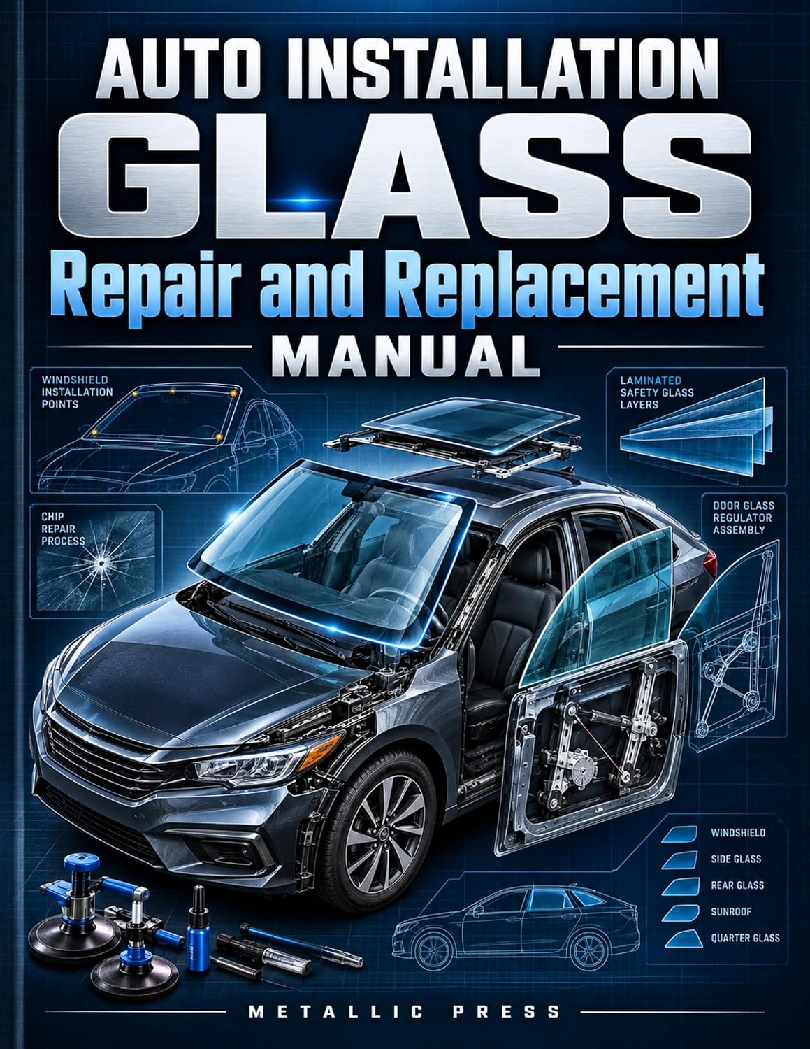 capítulo por capítulo baixar AUTO GLASS INSTALLATION REPAIR AND REPLACEMENT MANUAL: Practical Illustrated Guide to Windshield Repair, Glass Removal and Installation, Adhesive Systems,... and Safety Standards (English Edition)
