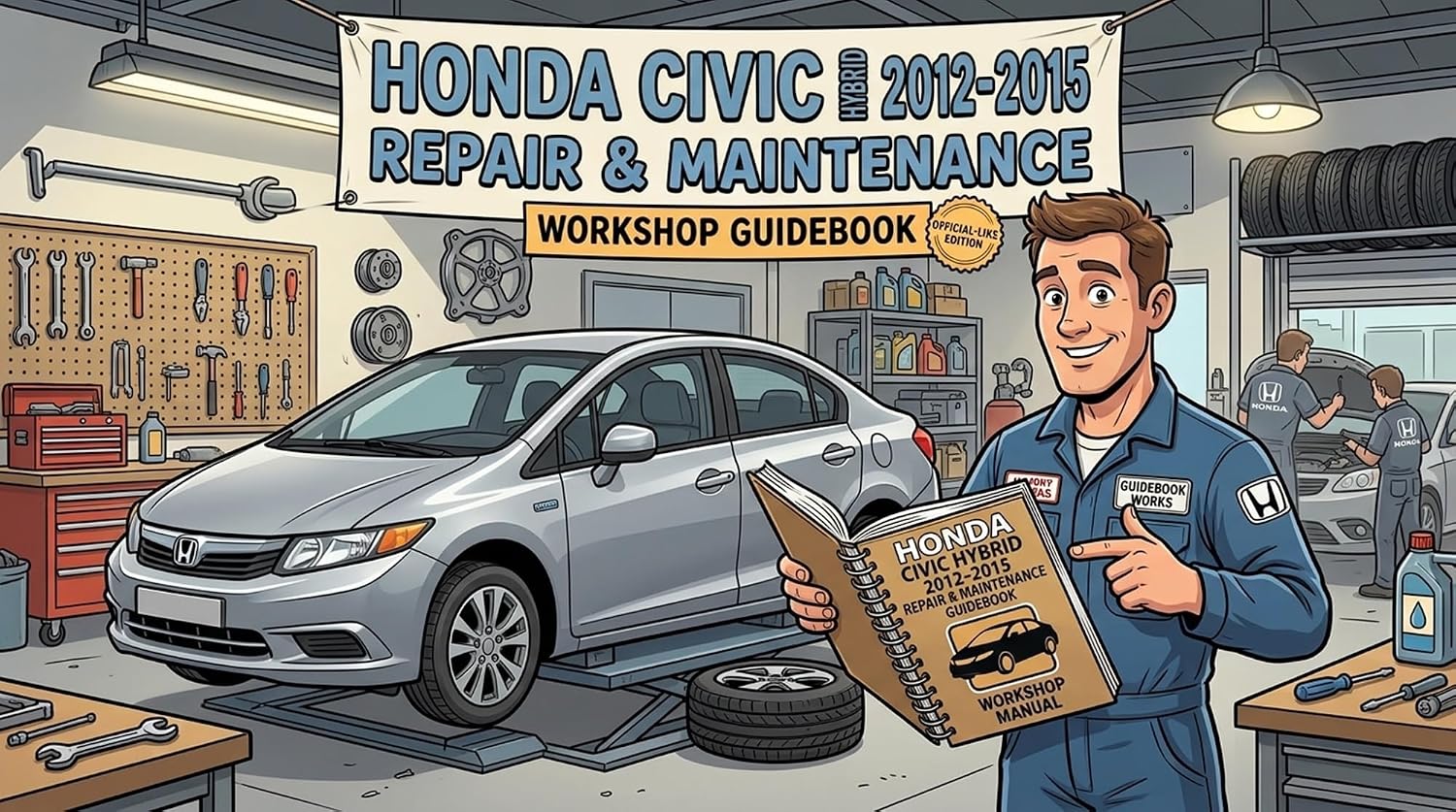 capítulo por capítulo baixar Honda Civic Hybrid 2012-2015 Vehicle Repair Manual, Parts, Wiring, Workshop Book (English Edition)