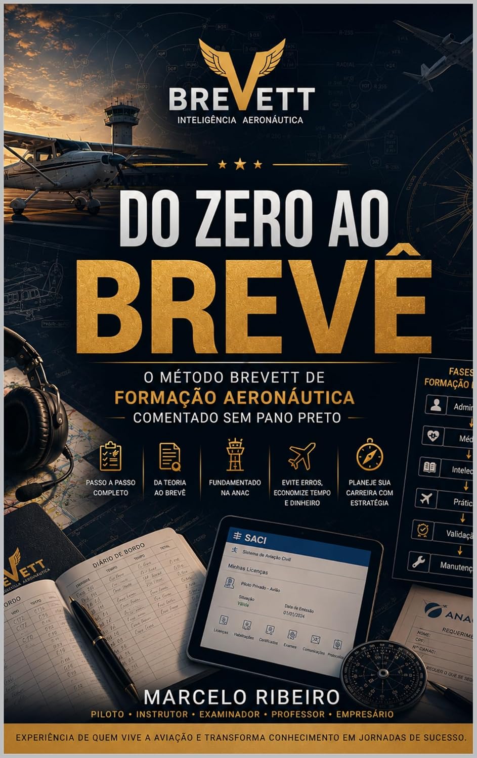 capítulo por capítulo baixar DO ZERO AO BREVÊ: O que ninguém explica sobre a formação aeronáutica no Brasil - Manual Oficial do Método Brevett