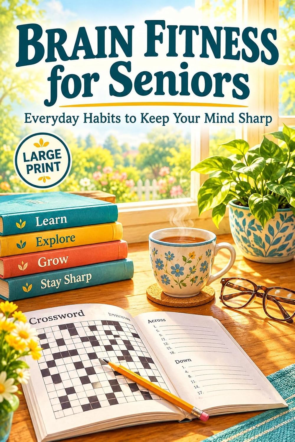 ler totalmente Brain Fitness for Seniors: Everyday Habits to Keep Your Mind Sharp (Large Print) (Active Mind & Lifelong Learning Book 1) (English Edition)