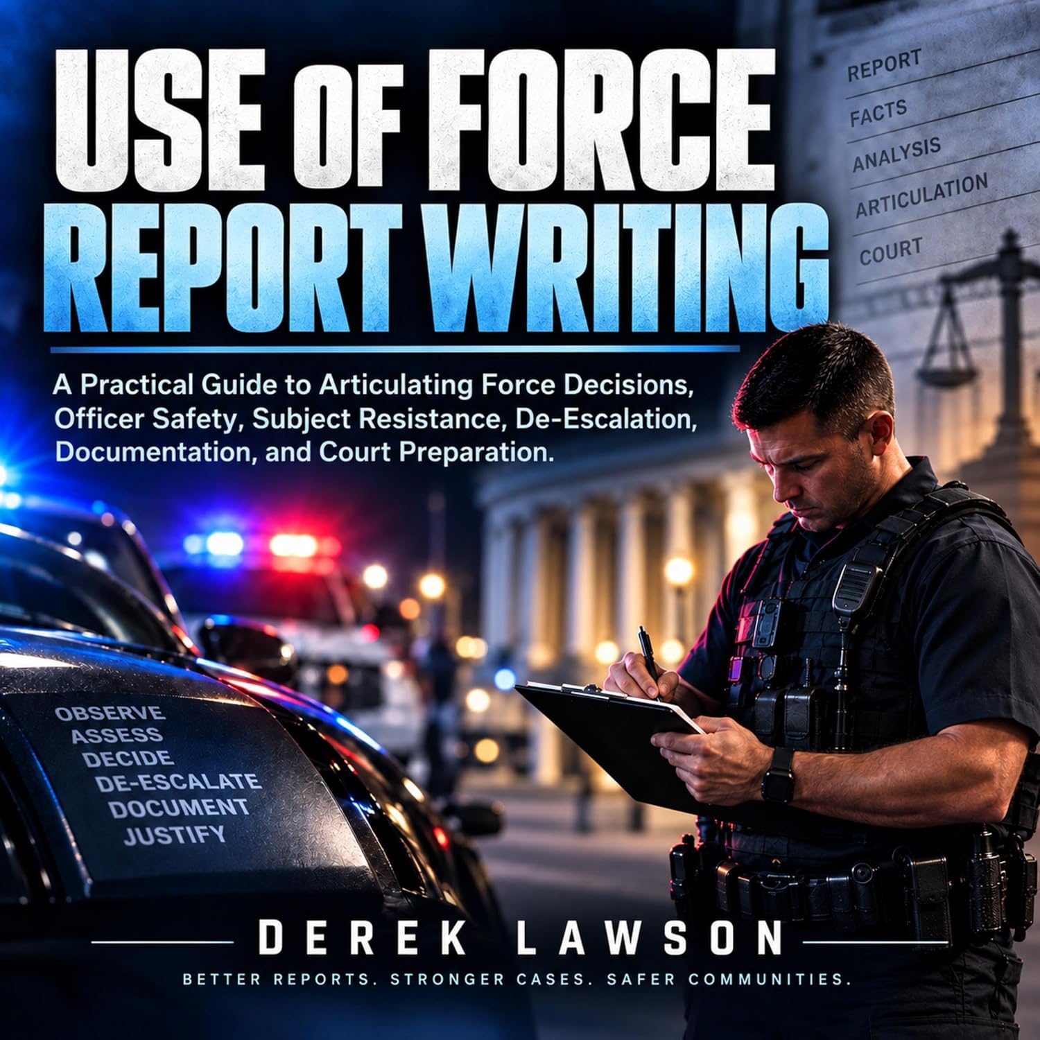 capítulo por capítulo baixar Use of Force Report Writing for Law Enforcement: A Practical Guide to Articulating Force Decisions, Officer Safety, Subject Resistance, De-Escalation, Documentation, and Court Preparation