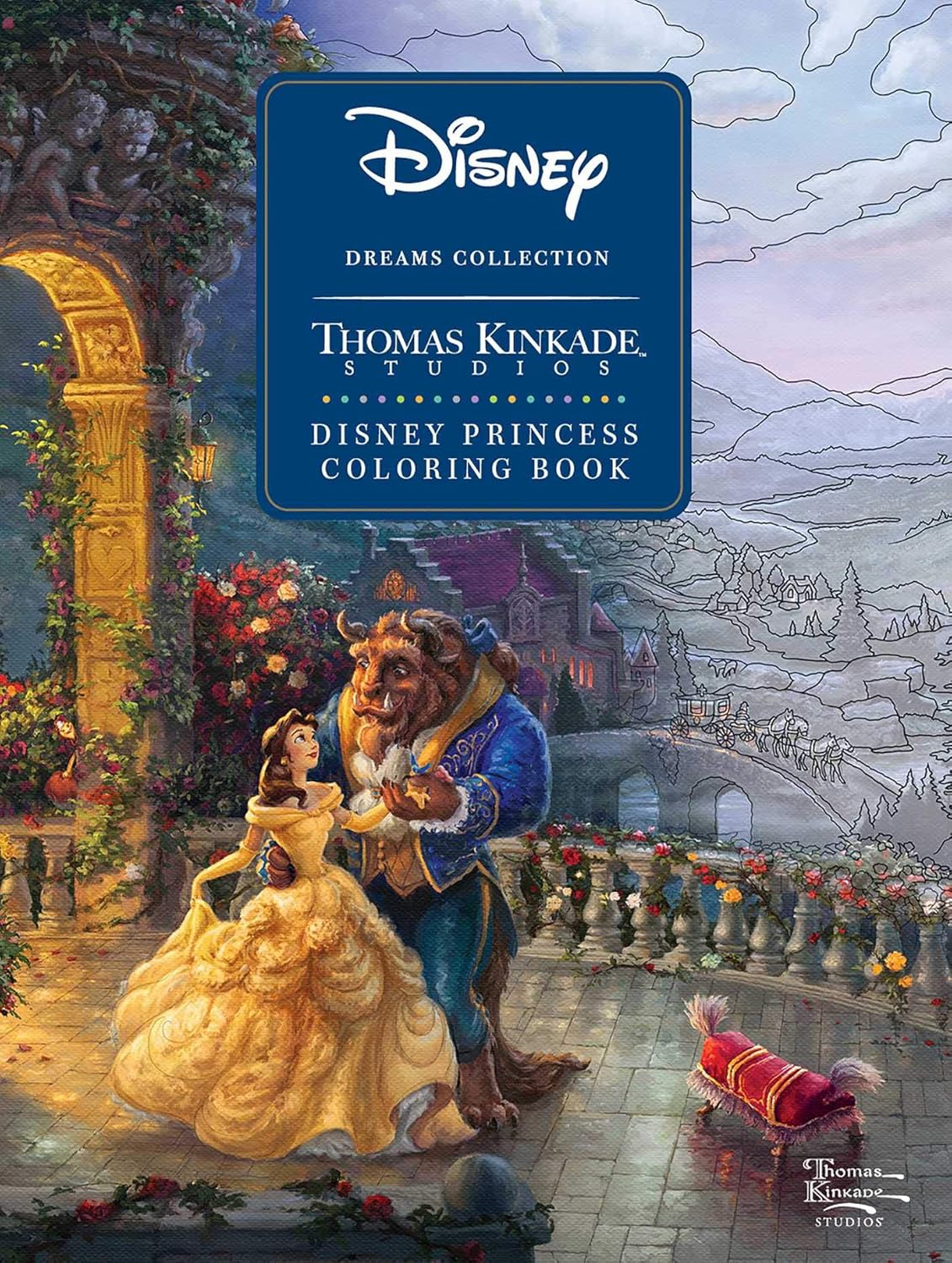 Disney Dreams Collection Thomas Kinkade Studios Disney Princess Coloring Book baixar livro de graça