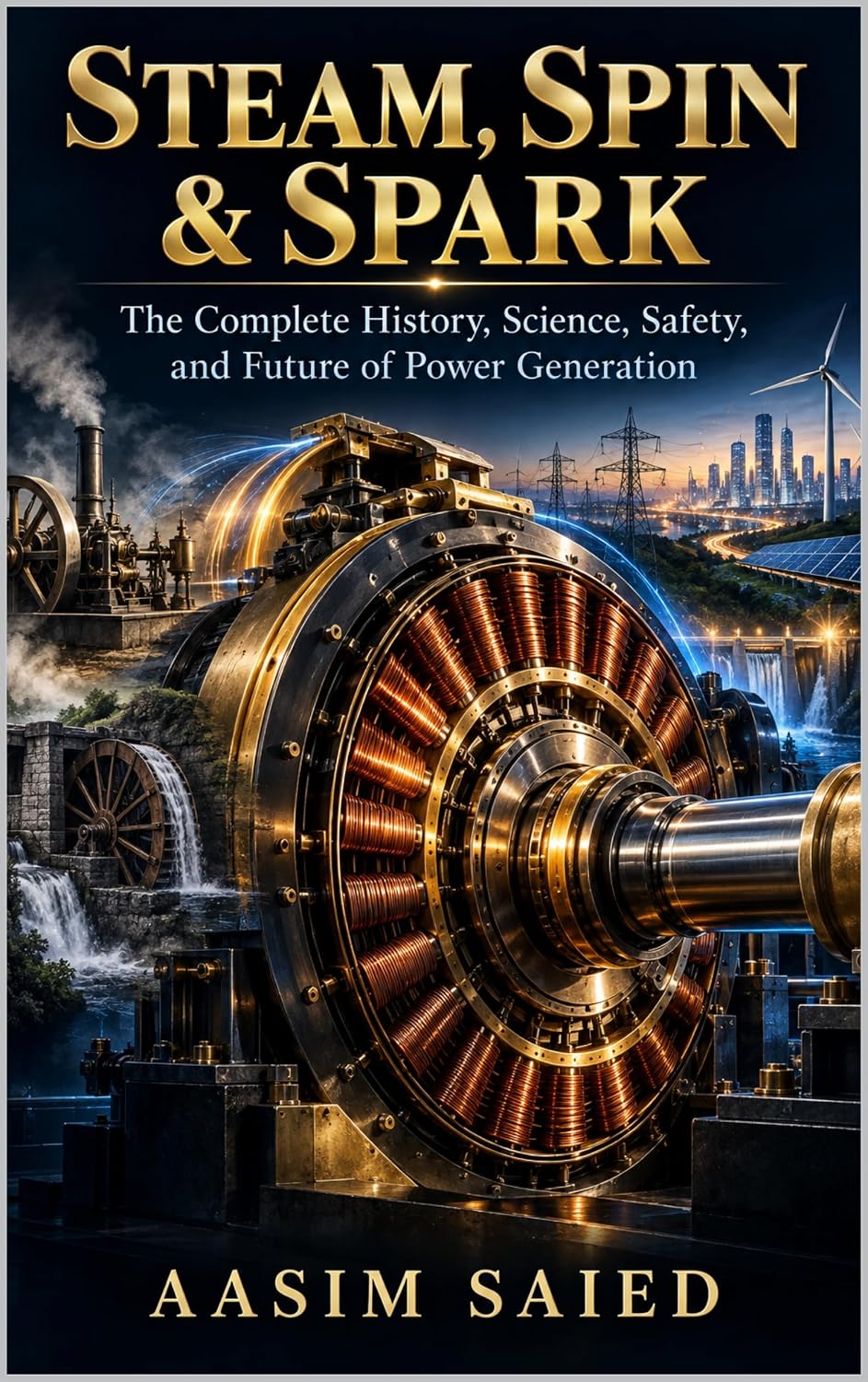 ler totalmente STEAM, SPIN & SPARK: Steam, Spin & Spark The Complete History, Science, Safety, and Future of Power Generation (English Edition)