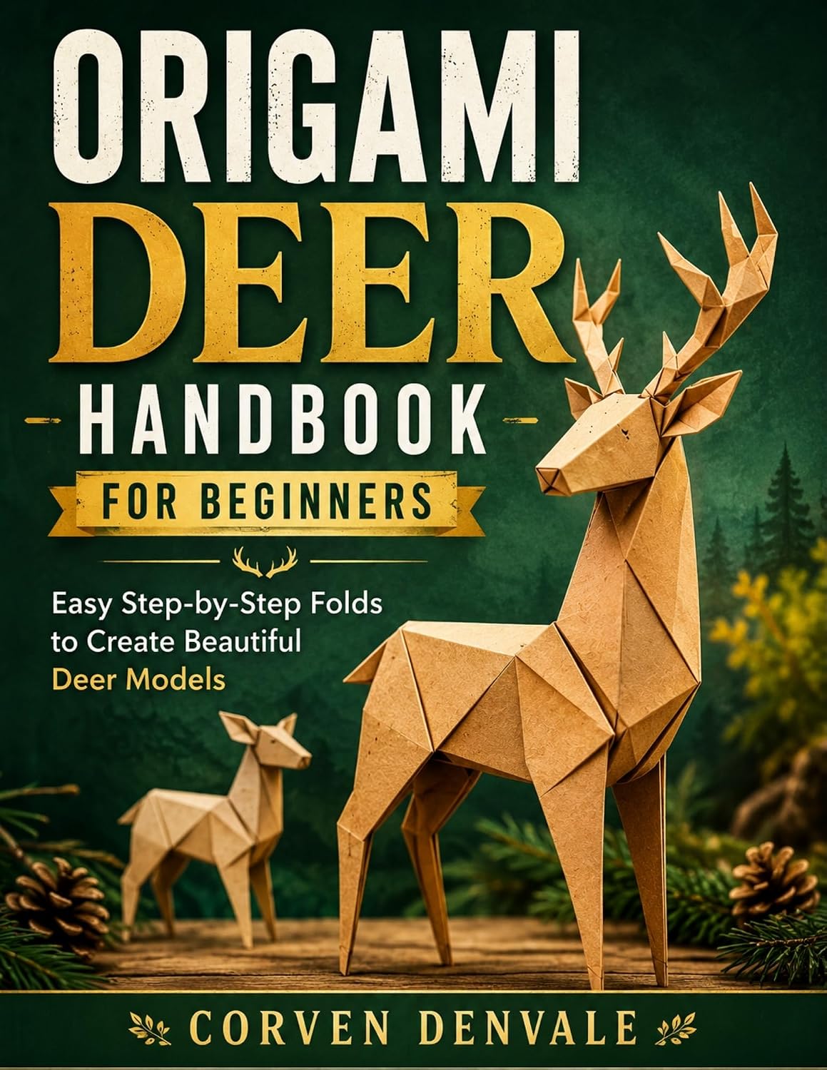 capítulo por capítulo baixar Origami Deer Handbook For Beginners: Easy Step-by-Step Folds to Create Beautiful Deer Models (English Edition)