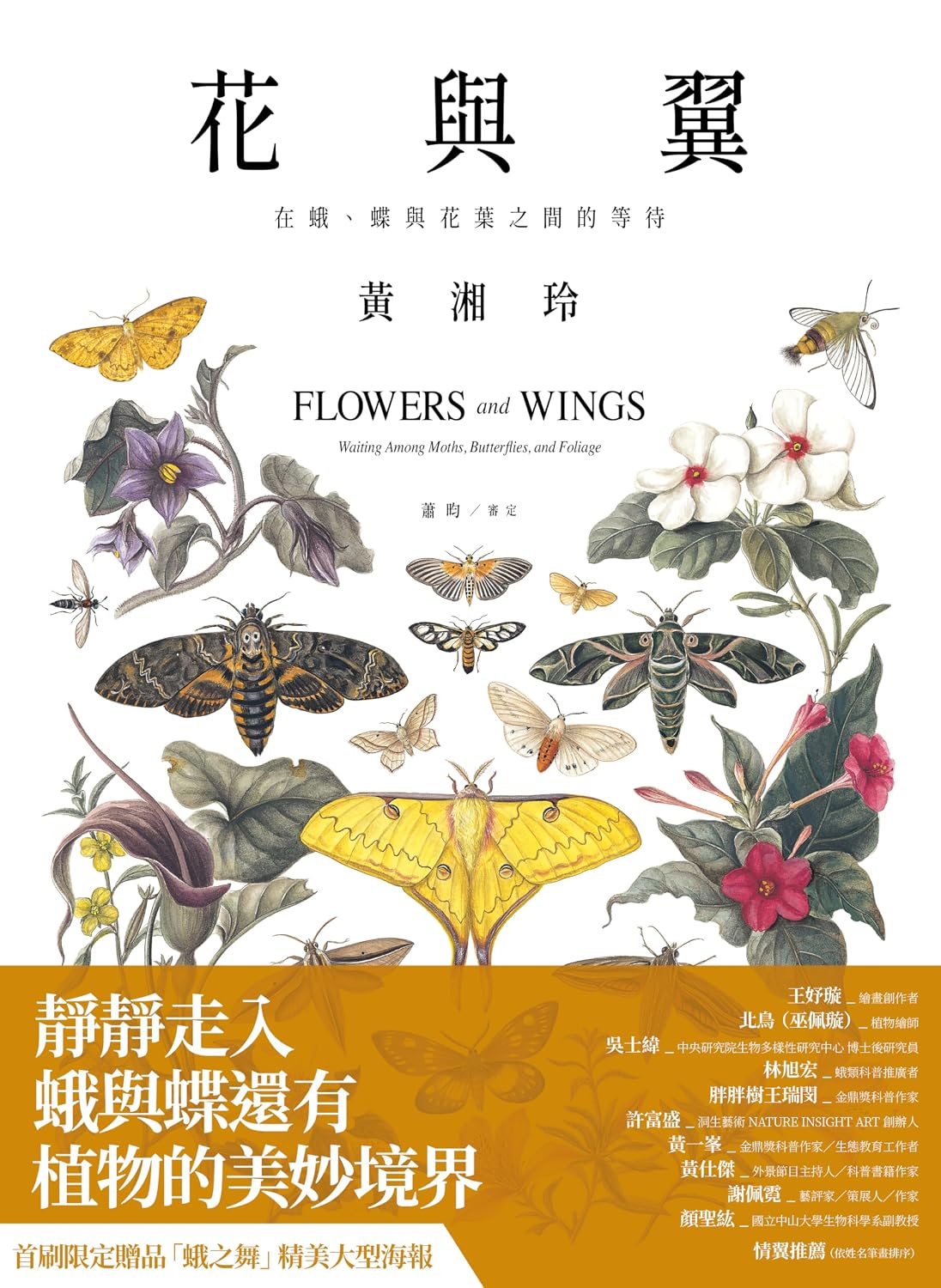 花與翼：在蛾、蝶與花葉之間的等待 (Traditional Chinese Edition)