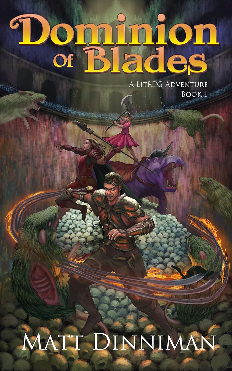 ler totalmente Dominion of Blades: A LitRPG Adventure (English Edition)