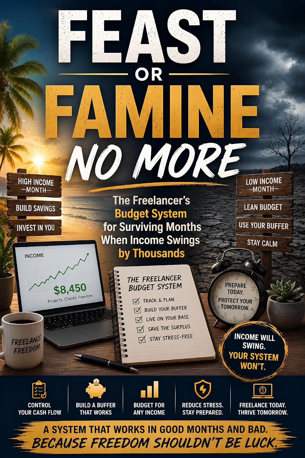 capítulo por capítulo baixar Feast or Famine No More: The Freelancer's Budget System for Surviving Months When Income Swings by Thousands (English Edition)