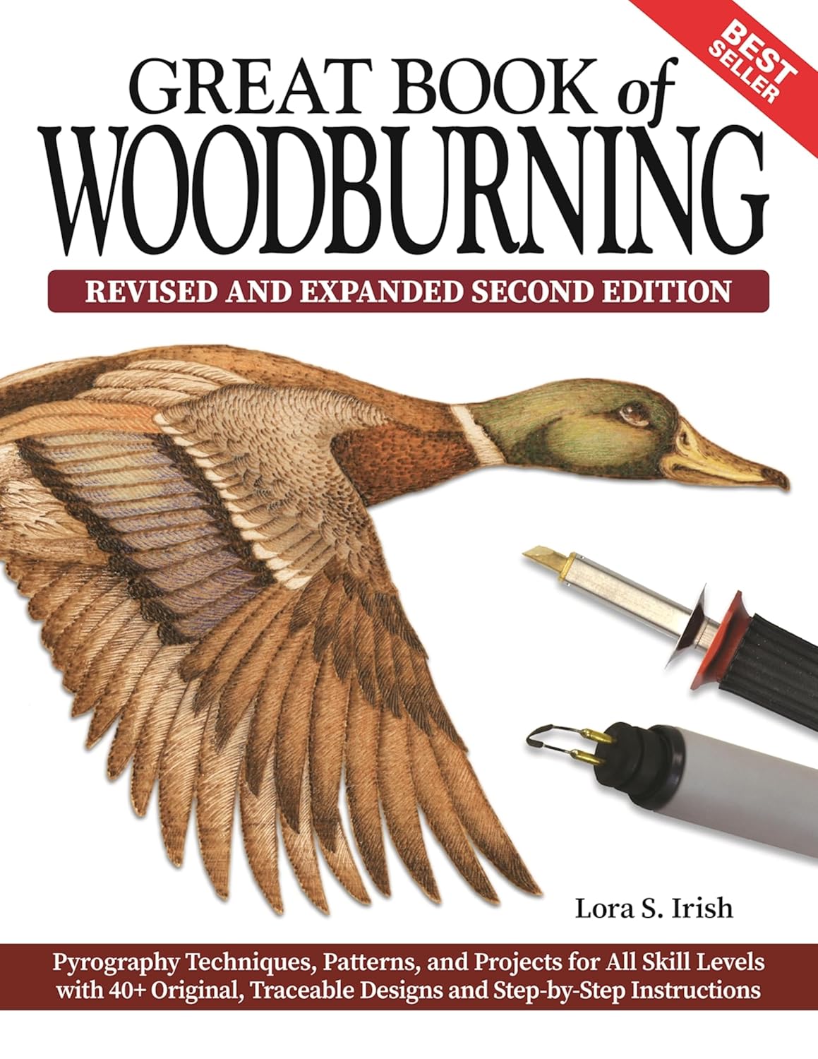 capítulo por capítulo baixar Great Book of Woodburning, Revised and Expanded Second Edition: Pyrography Techniques, Patterns, and Projects for All Skill Levels with 40+ Original, Traceable... Step-by-Step Instructions (English Edition)