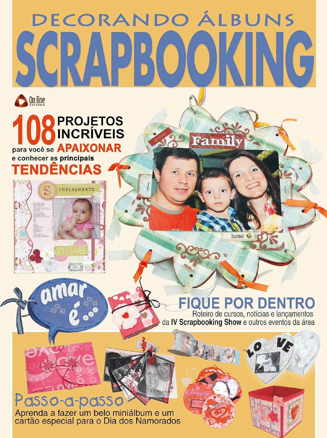 ler totalmente Decorando Álbuns Scrapbooking: Edição 17