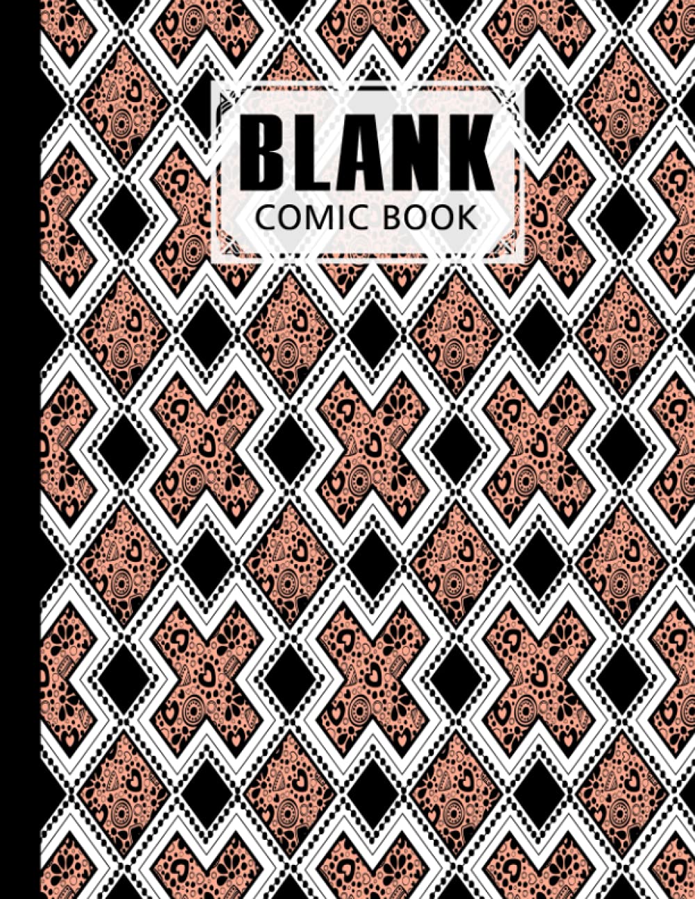ler totalmente Blank Comic Book: Tribal Cover Blank Comic Book, Create Your Own Story, Journal, Notebook, Sketchbook for Kids and Adults, 120 Pages - Size 8.5" x 11" Notebook by Rico Romer
