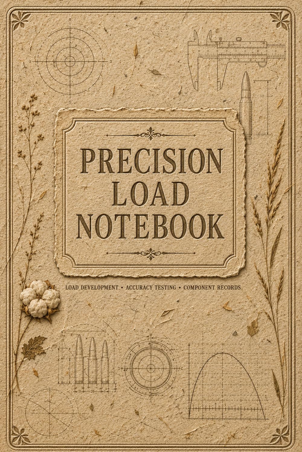 ler totalmente Precision Load Notebook: Reloading Data Journal for Powder Charges, Bullet Weights, Shooting Accuracy and Component Tracking