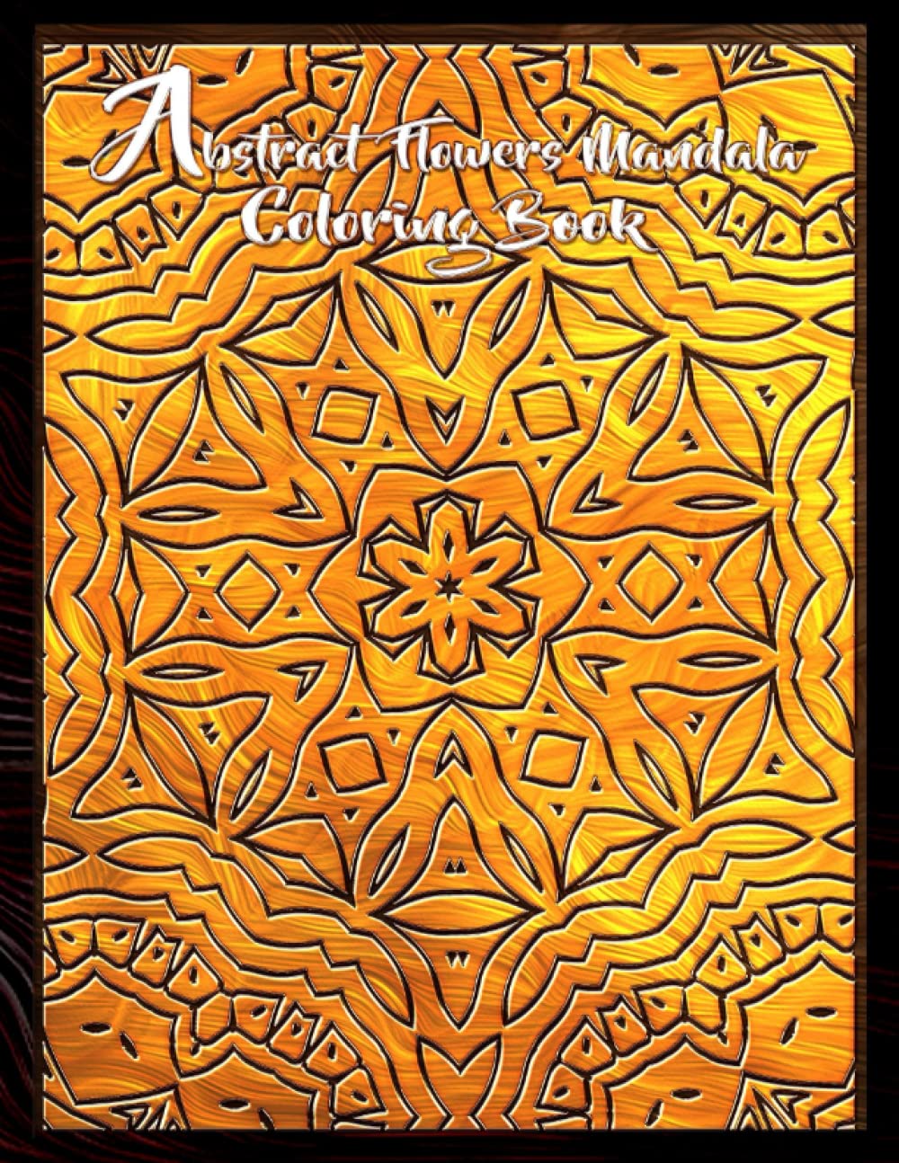 ler totalmente Abstract Flowers Mandala Coloring Book: Escape The Chaos by Focusing On Mandala Coloring.