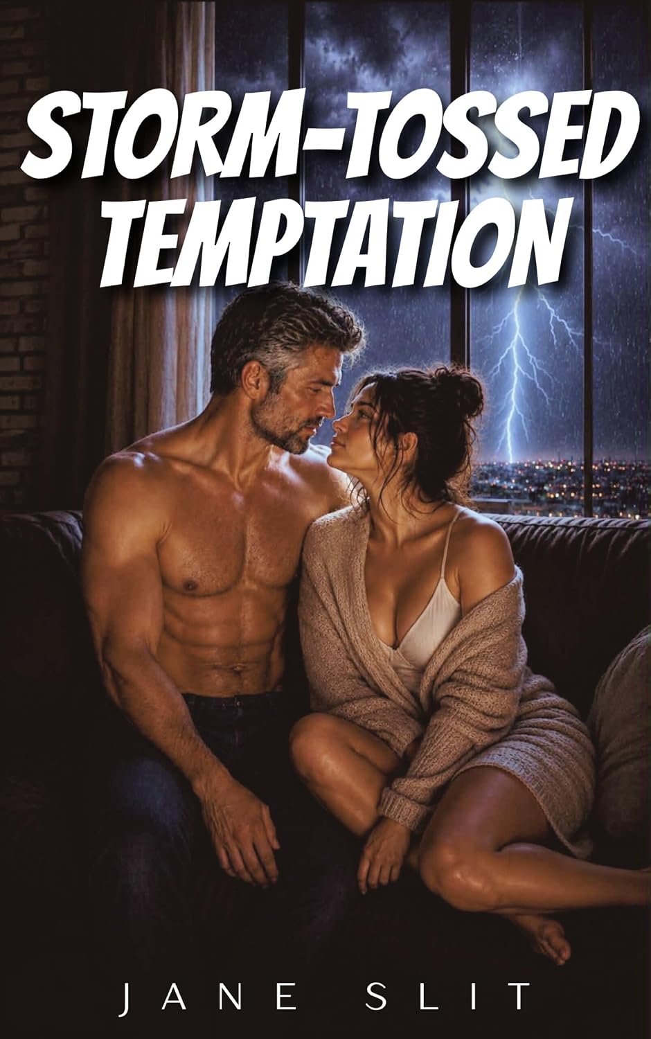 Storm-Tossed Temptation: A Steamy Age-Gap, Close-Proximity Erotica Short Story (Too Close To Resist) (English Edition)