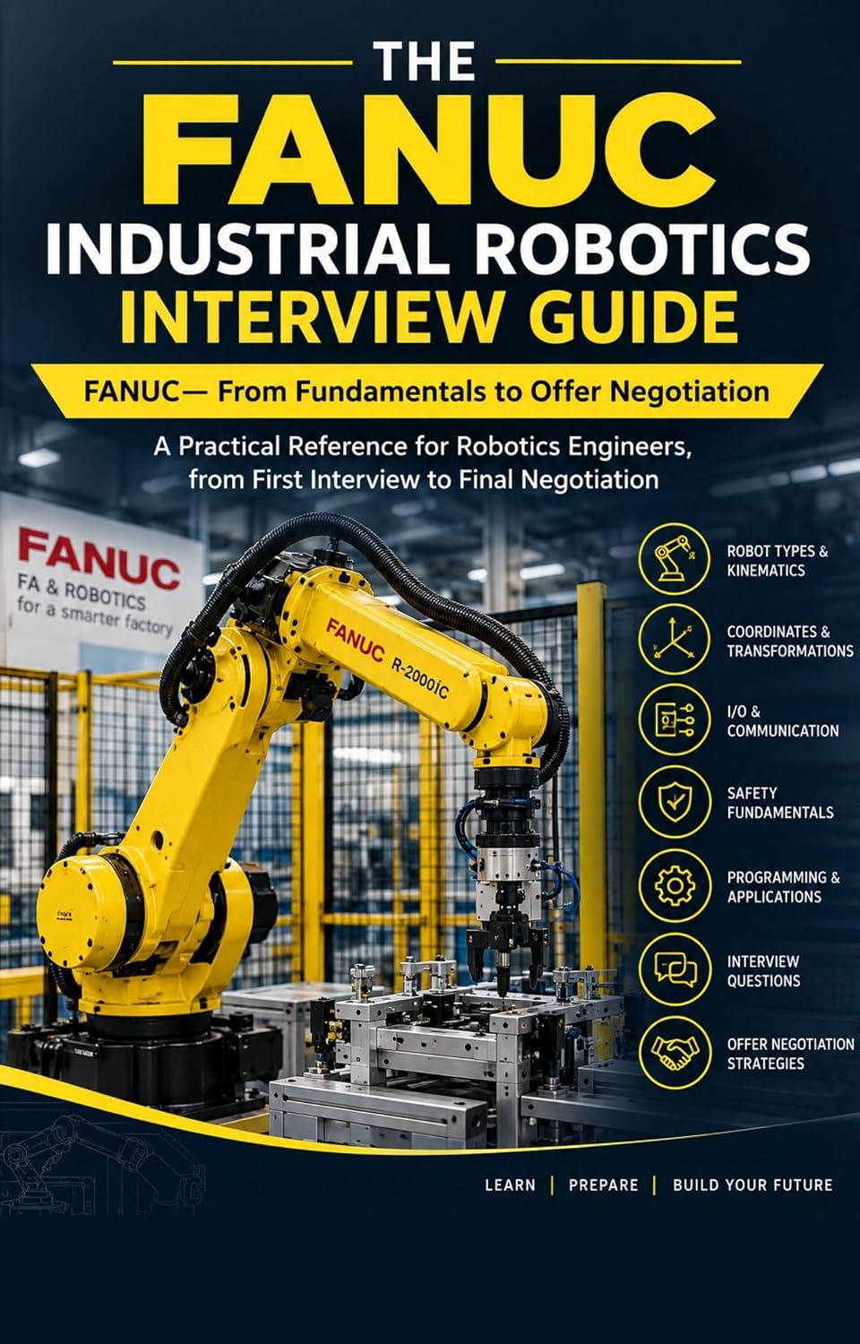 ler totalmente THE FANUC INDUSTRIAL ROBOTICS INTERVIEW GUIDE FANUC— From Fundamentals to Offer Negotiation: A Practical Reference for Robotics Engineers, from First Interview to Final Negotiation (English Edition)
