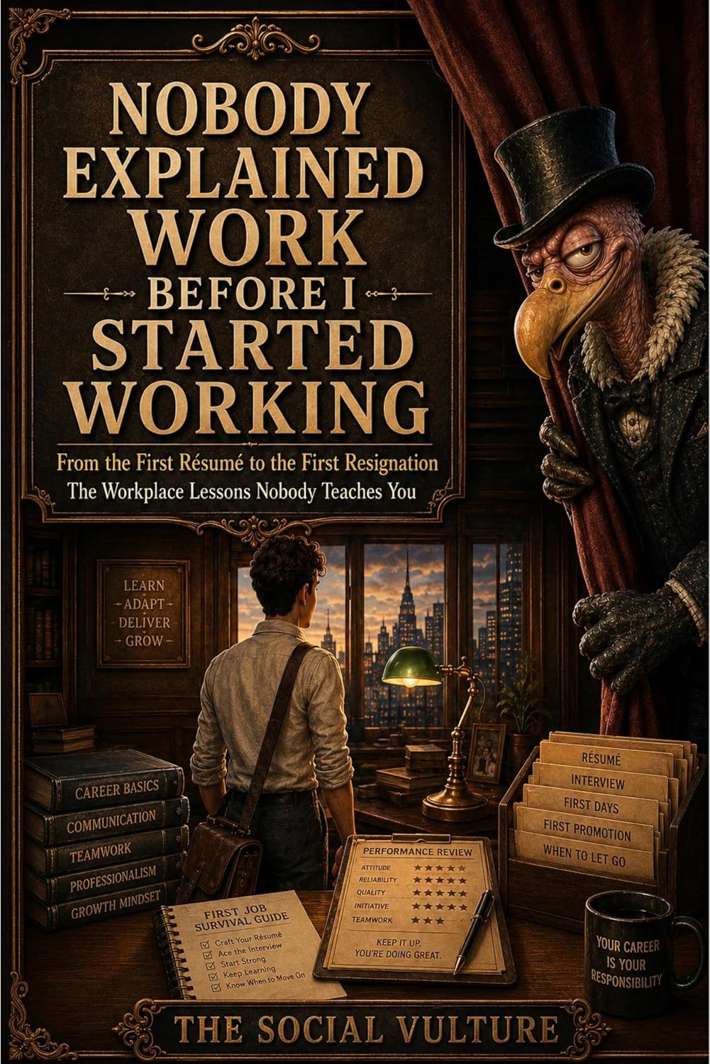 ler totalmente Nobody Explained Work Before I Started Working: From the First Résumé to the First Resignation (THE SOCIAL VULTURE Book 3) (English Edition)