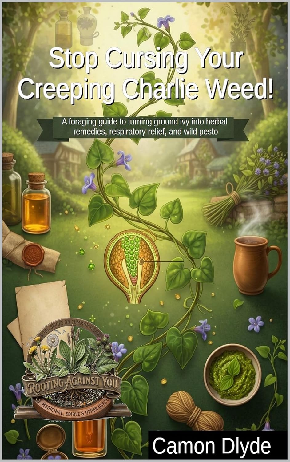 Stop Cursing Your Creeping Charlie Weed!: A foraging guide to turning ground ivy into herbal remedies, respiratory relief, and wild pesto (Rooting Against You) (English Edition) baixar o livro de graça