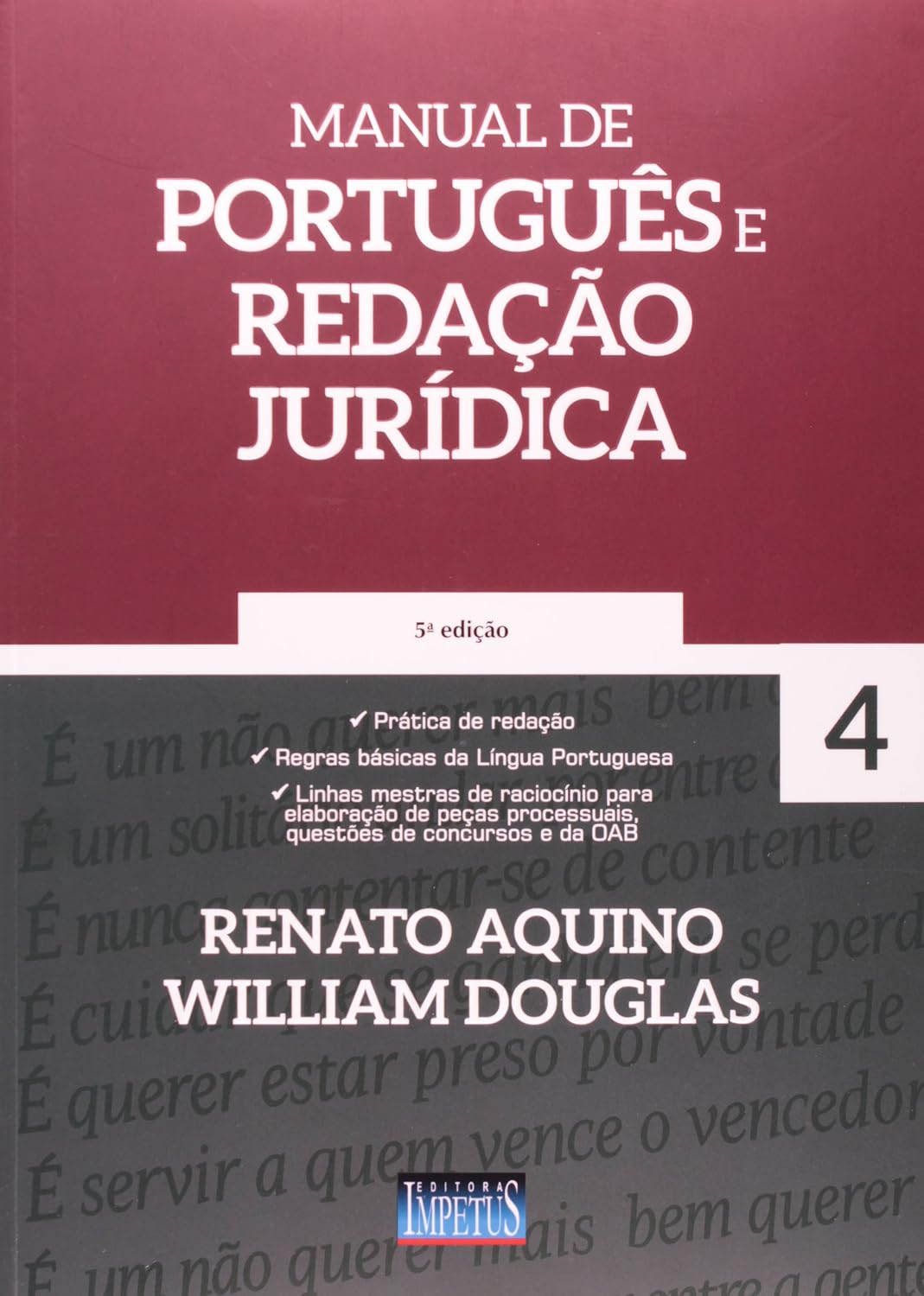 ler totalmente Manual de Português e Redação Jurídica